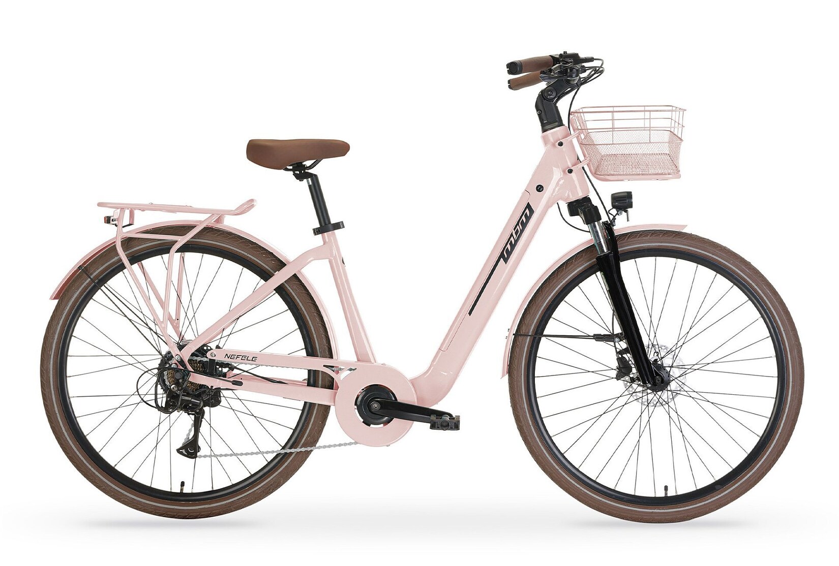 Elektro-Citybike NEFELE 28 Zoll, rosa