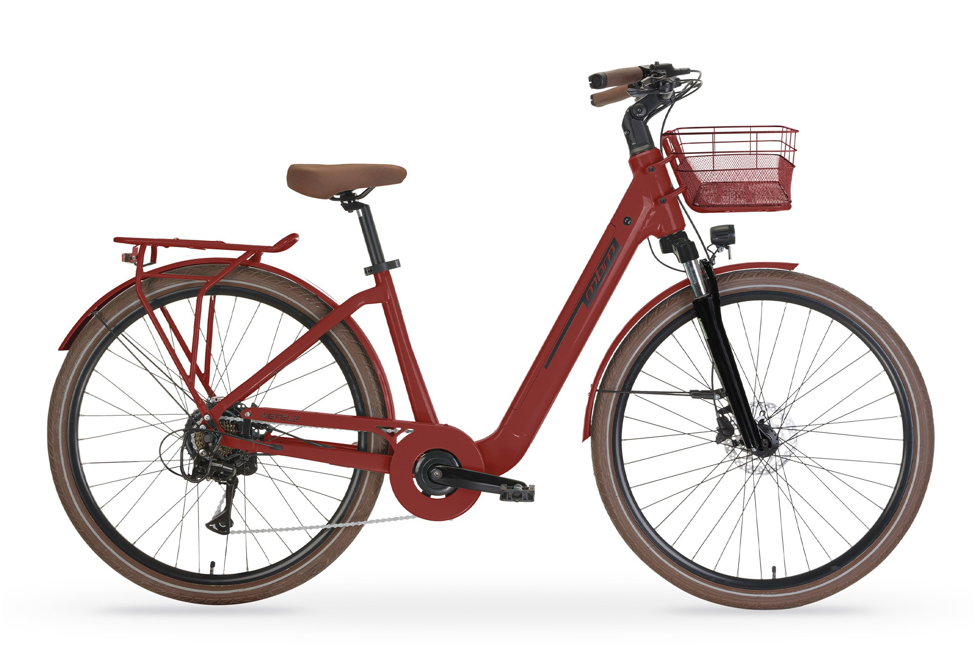 MBM Elektro-Citybike NEFELE 28 Zoll, rot 