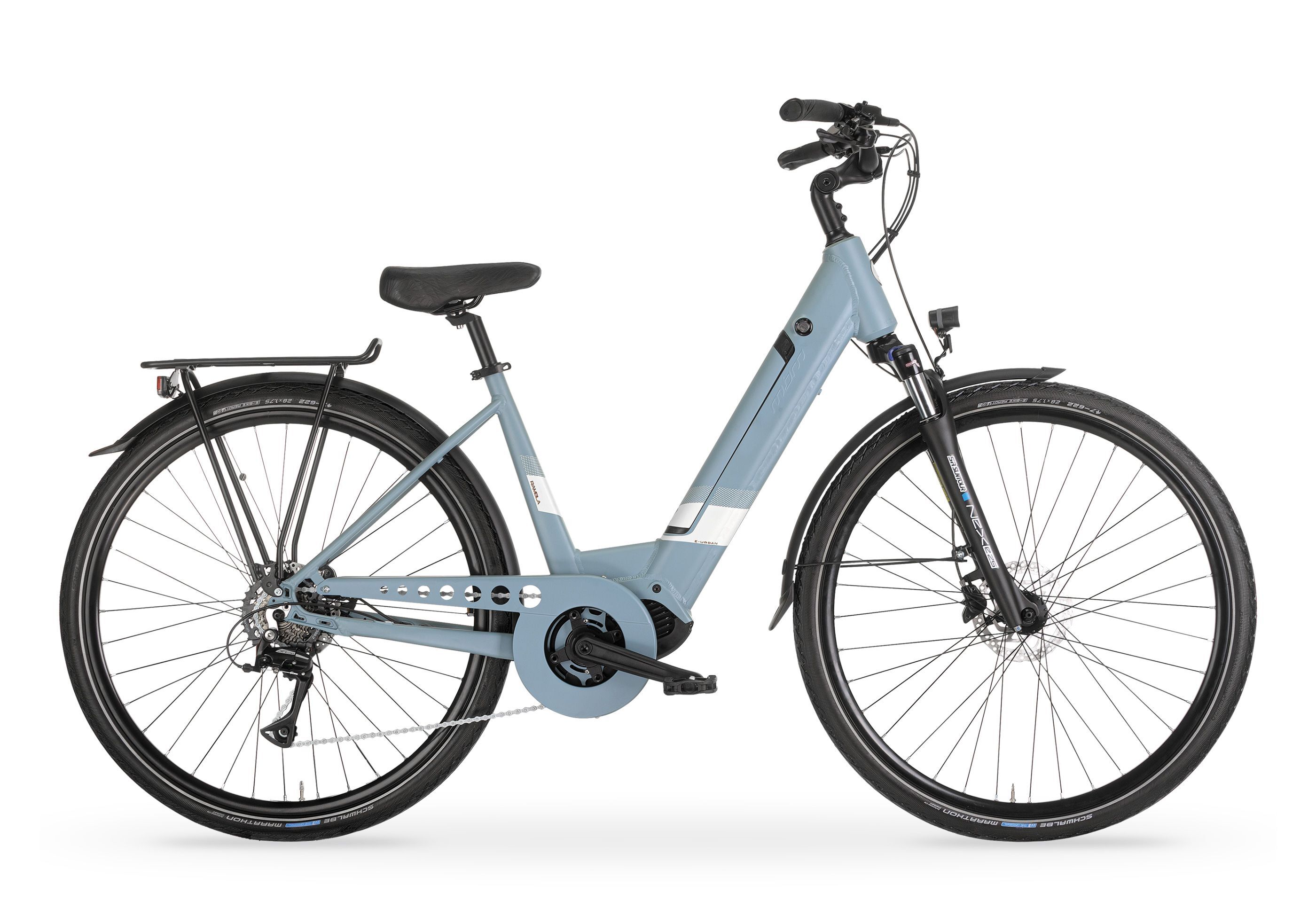 MBM Elektro-Citybike 28 Zoll RAMBLA  SPORT Lady, blau 
