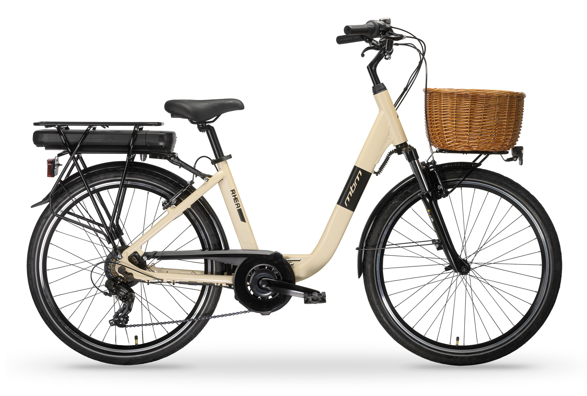 MBM Elektro-Citybike RHEA  24 Zoll, creme 