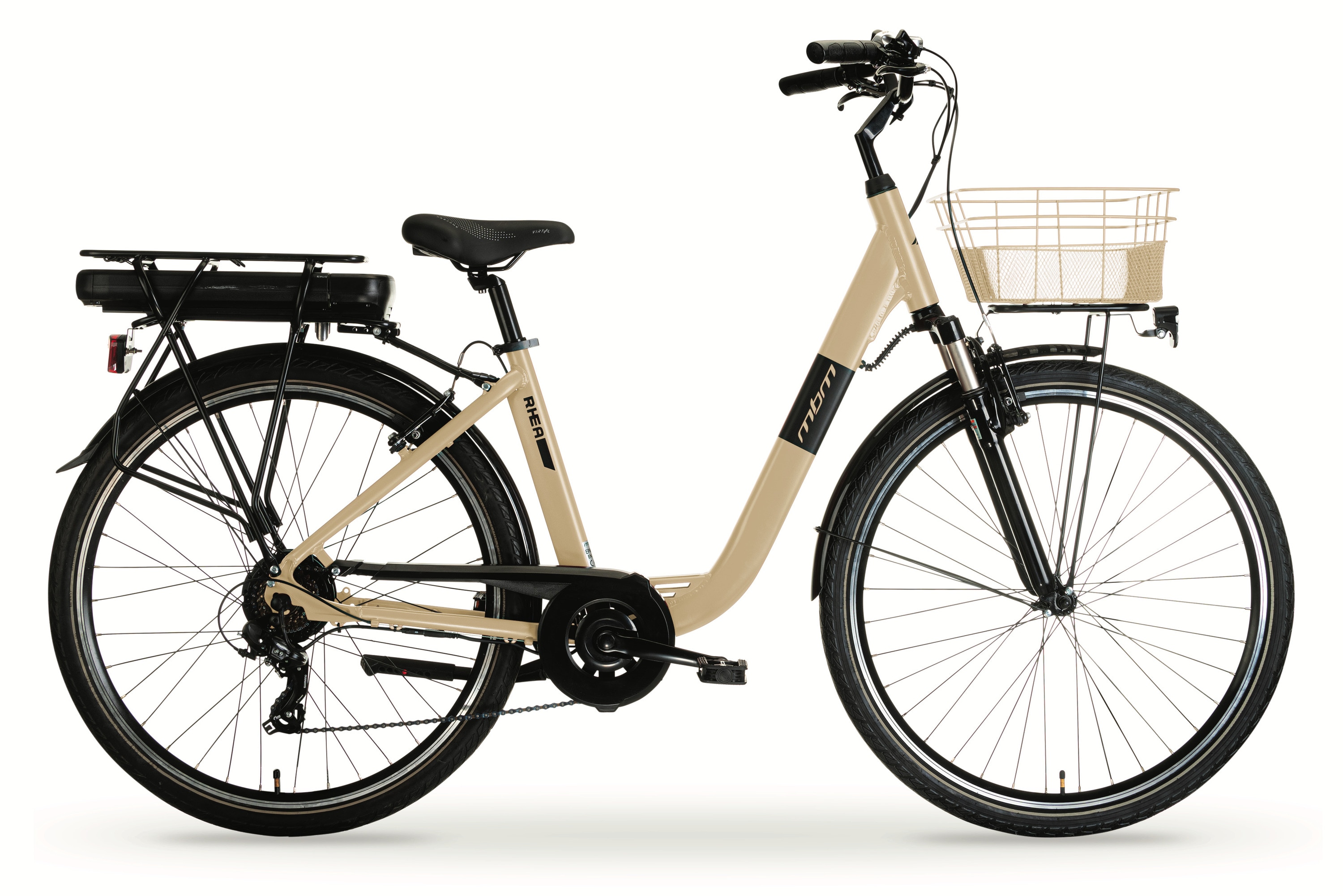 MBM Elektro-Citybike NEW RHEA  26 Zoll, creme 