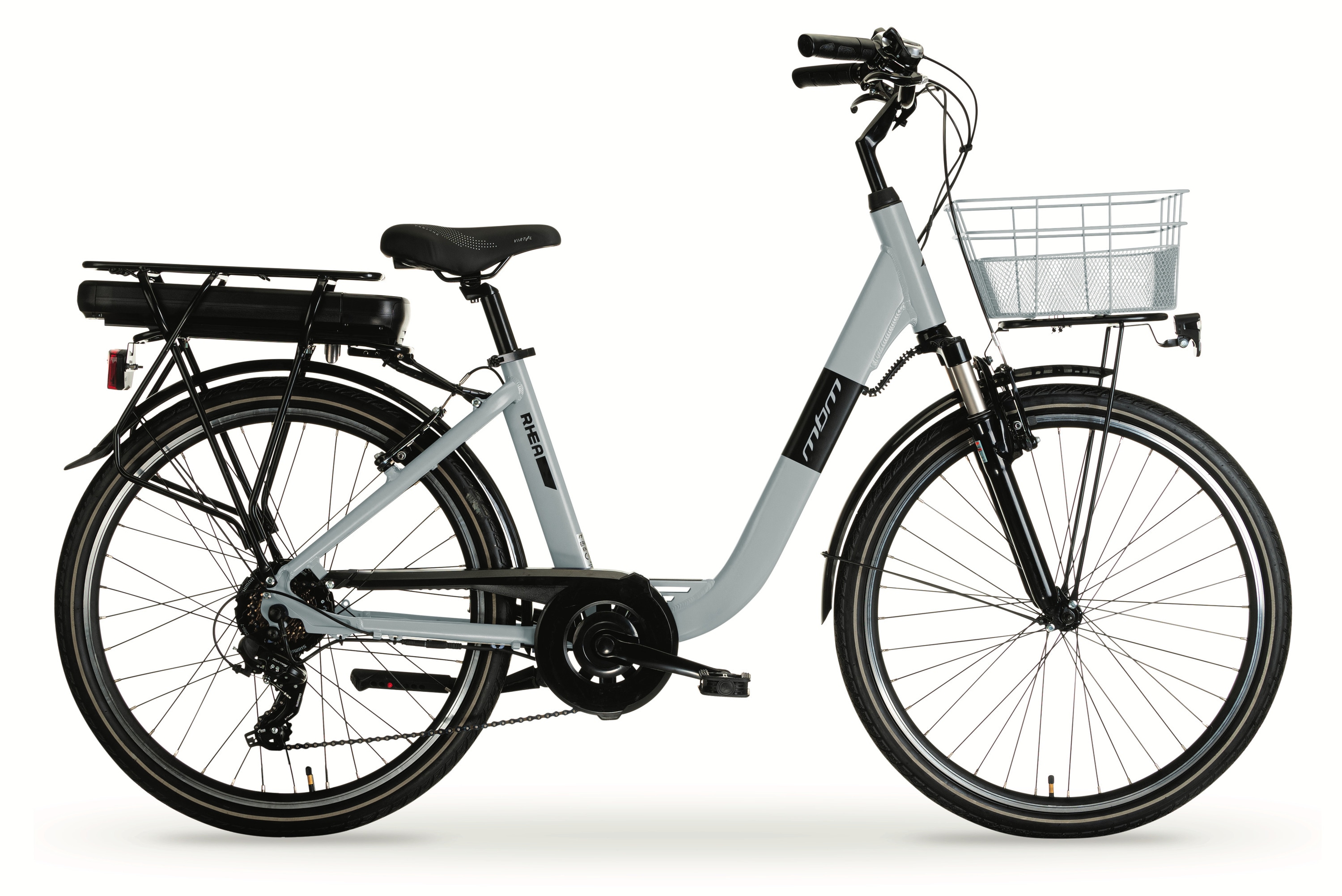 MBM Elektro-Citybike NEW RHEA  26 Zoll, grey 