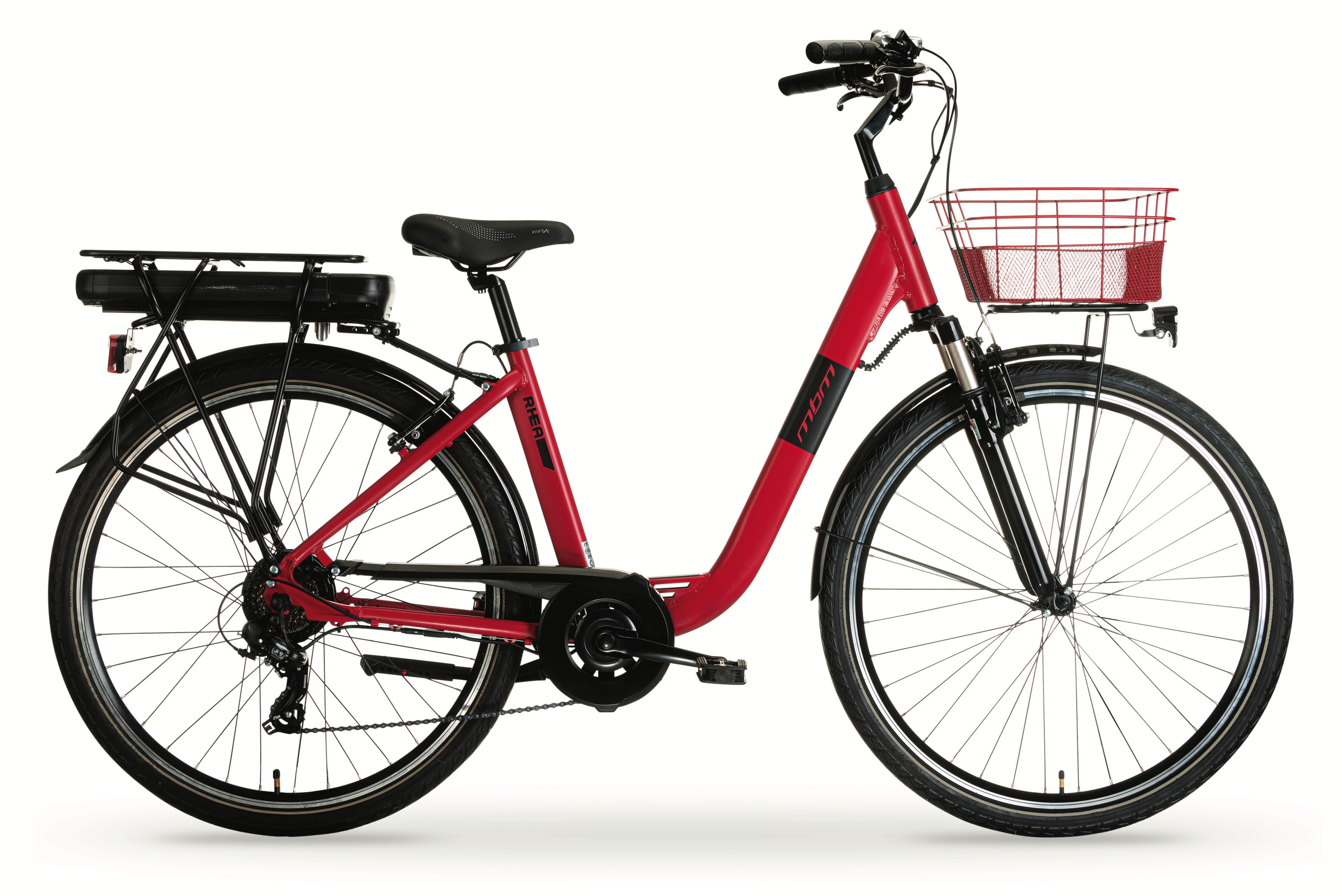 MBM Elektro-Citybike NEW RHEA  26 Zoll, rot 