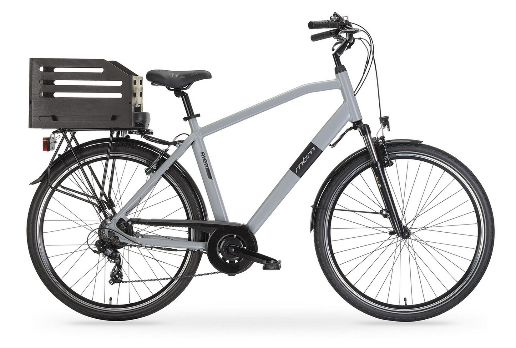 Elektro-Citybike RHEA  MAN 28 Zoll, grey