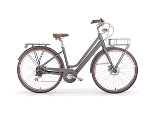 MBM Elektro-Citybike LA RUE 2.0, matt gray 