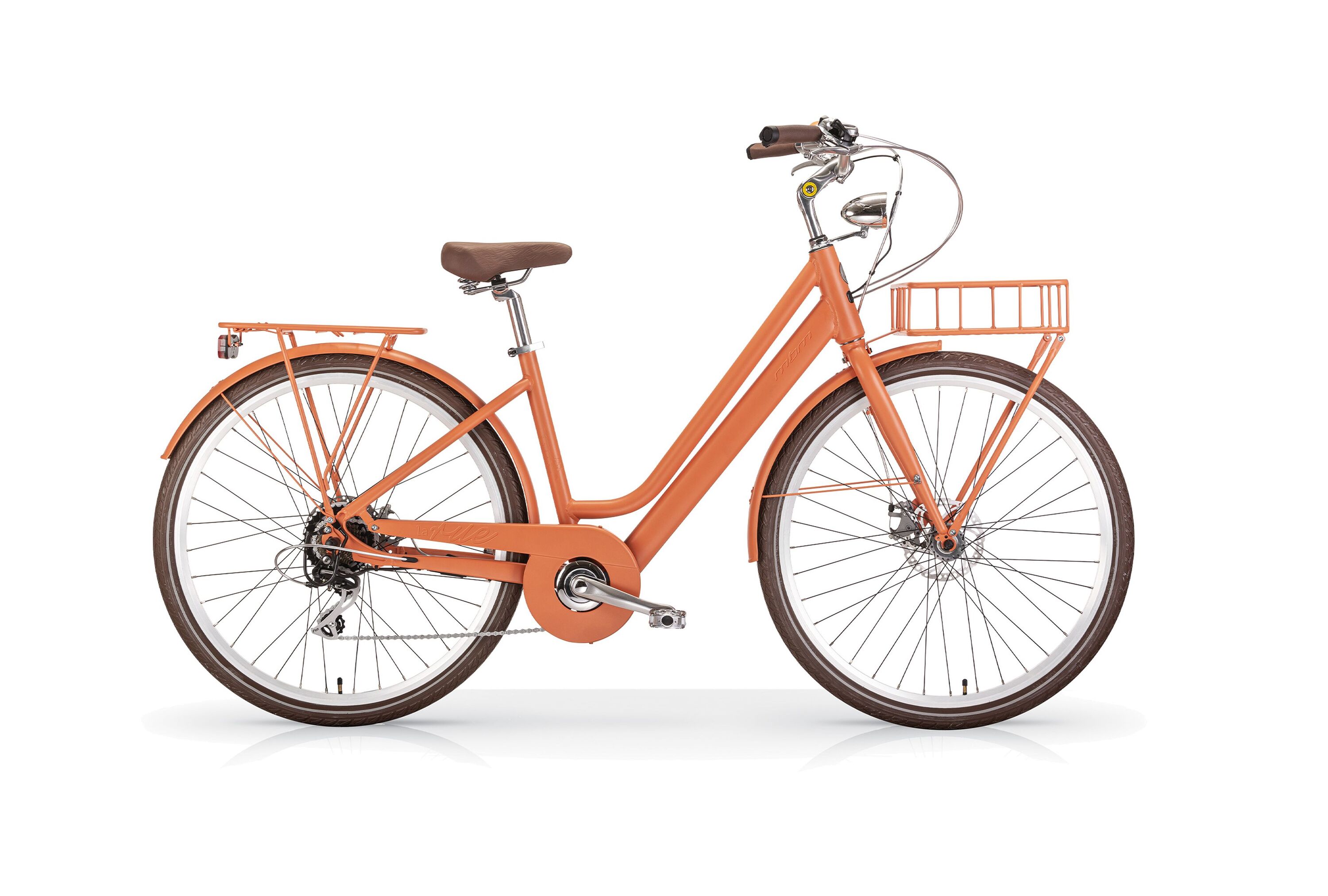 MBM Elektro-Citybike LA RUE 2.0, peach orange 