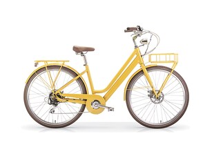 MBM Elektro-Citybike LA RUE 2.0, matt mustard 