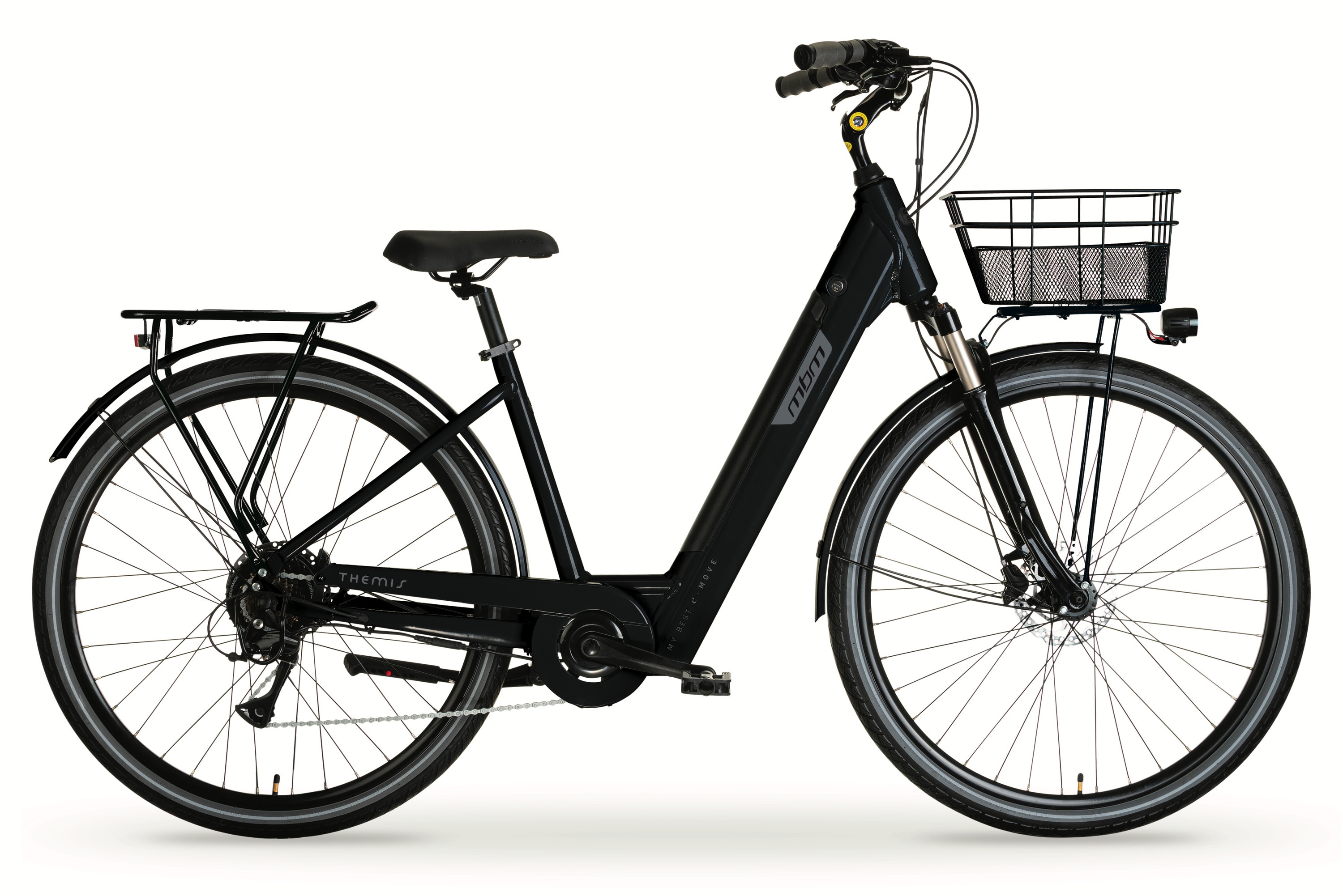 MBM Elektro-Citybike THEMIS 28 Zoll, schwarz 