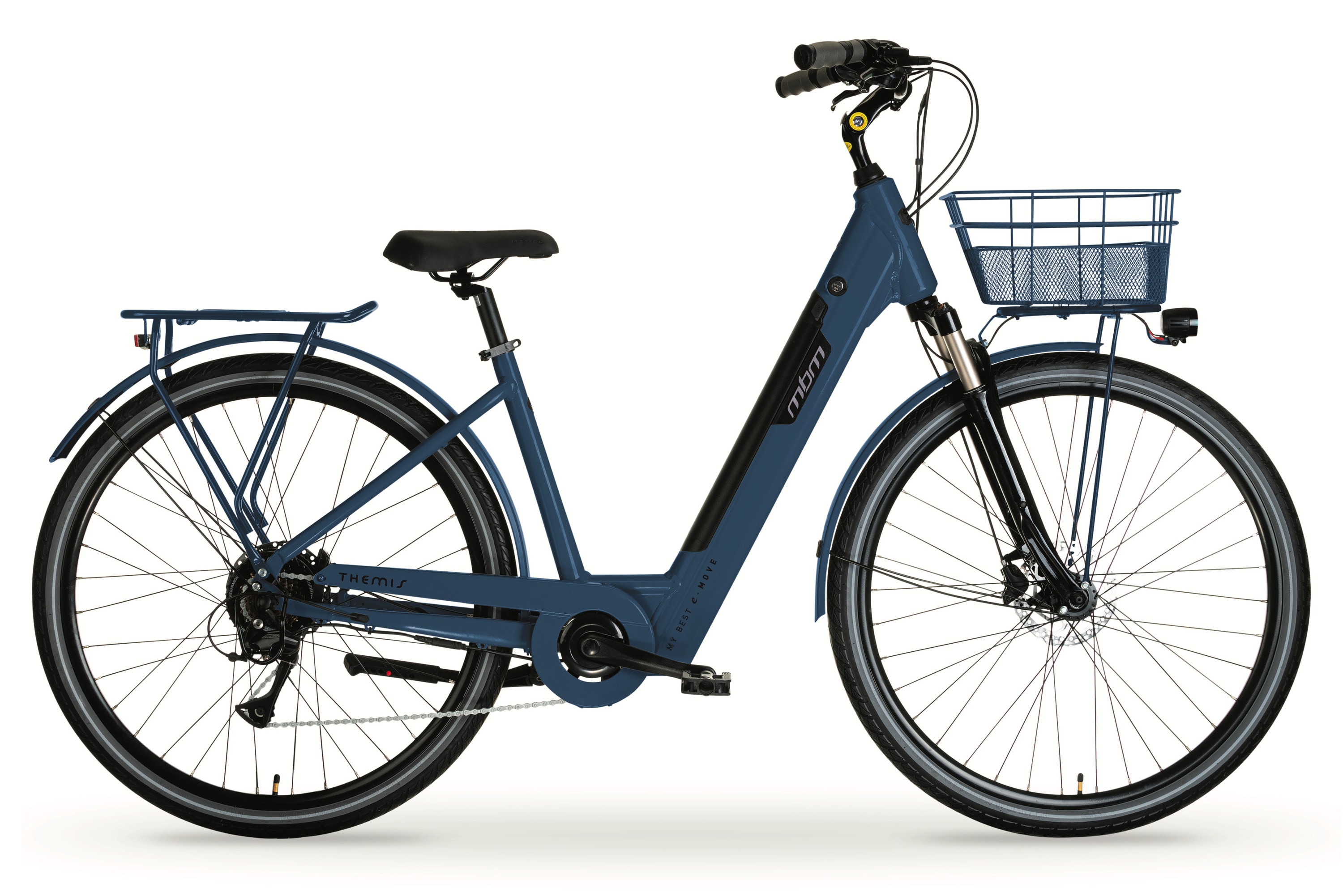 MBM Elektro-Citybike THEMIS 28 Zoll, blau 