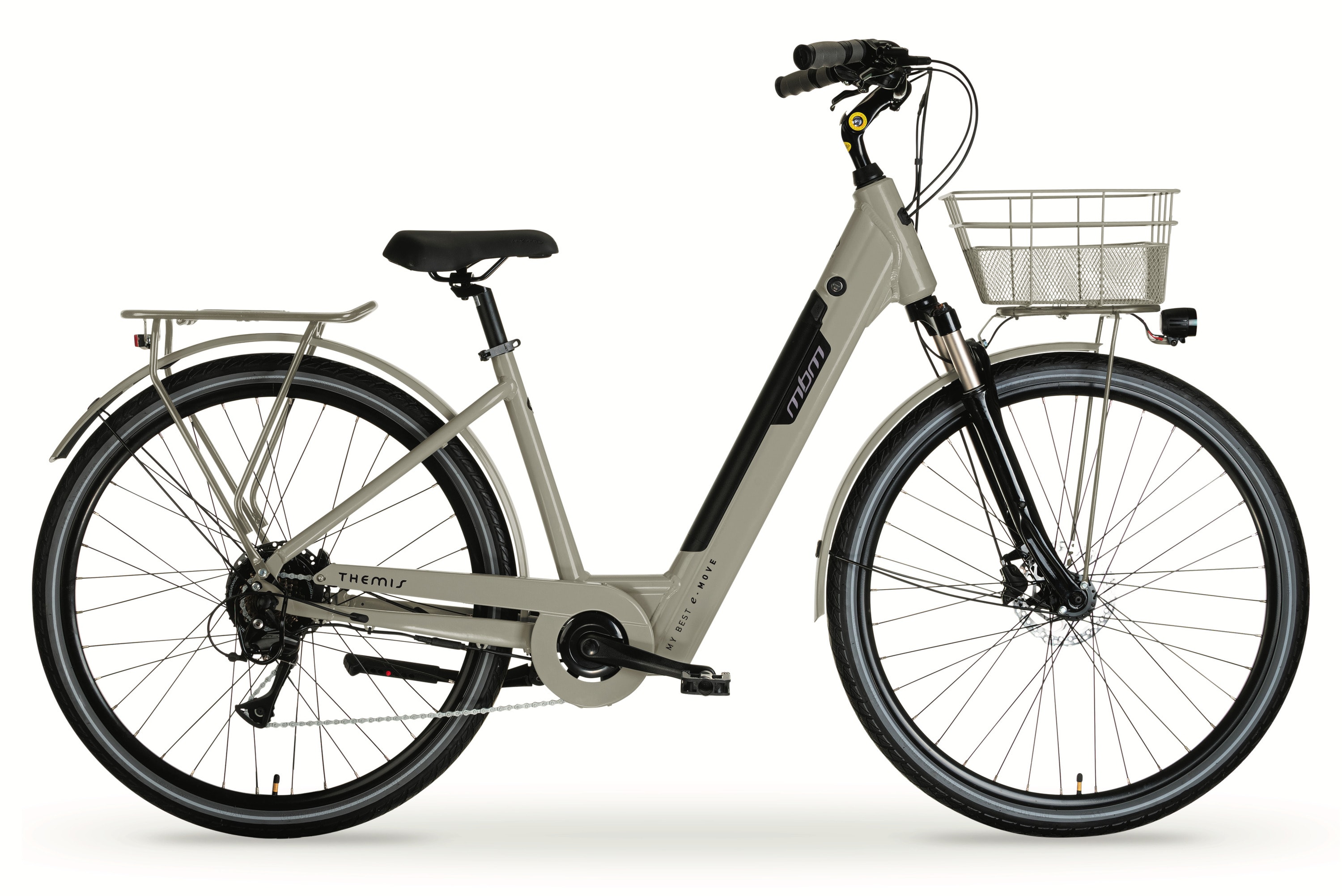 MBM Elektro-Citybike THEMIS 28 Zoll, sand 