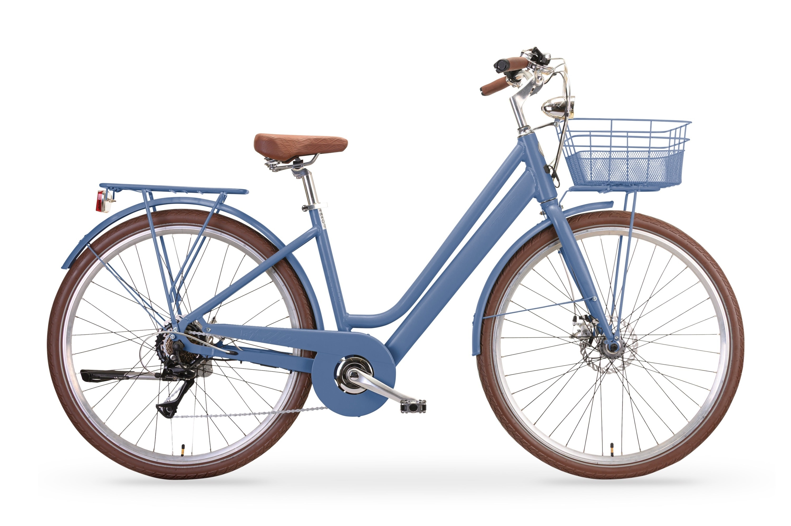 MBM Elektro-Citybike New LA RUE 2.0, blau 