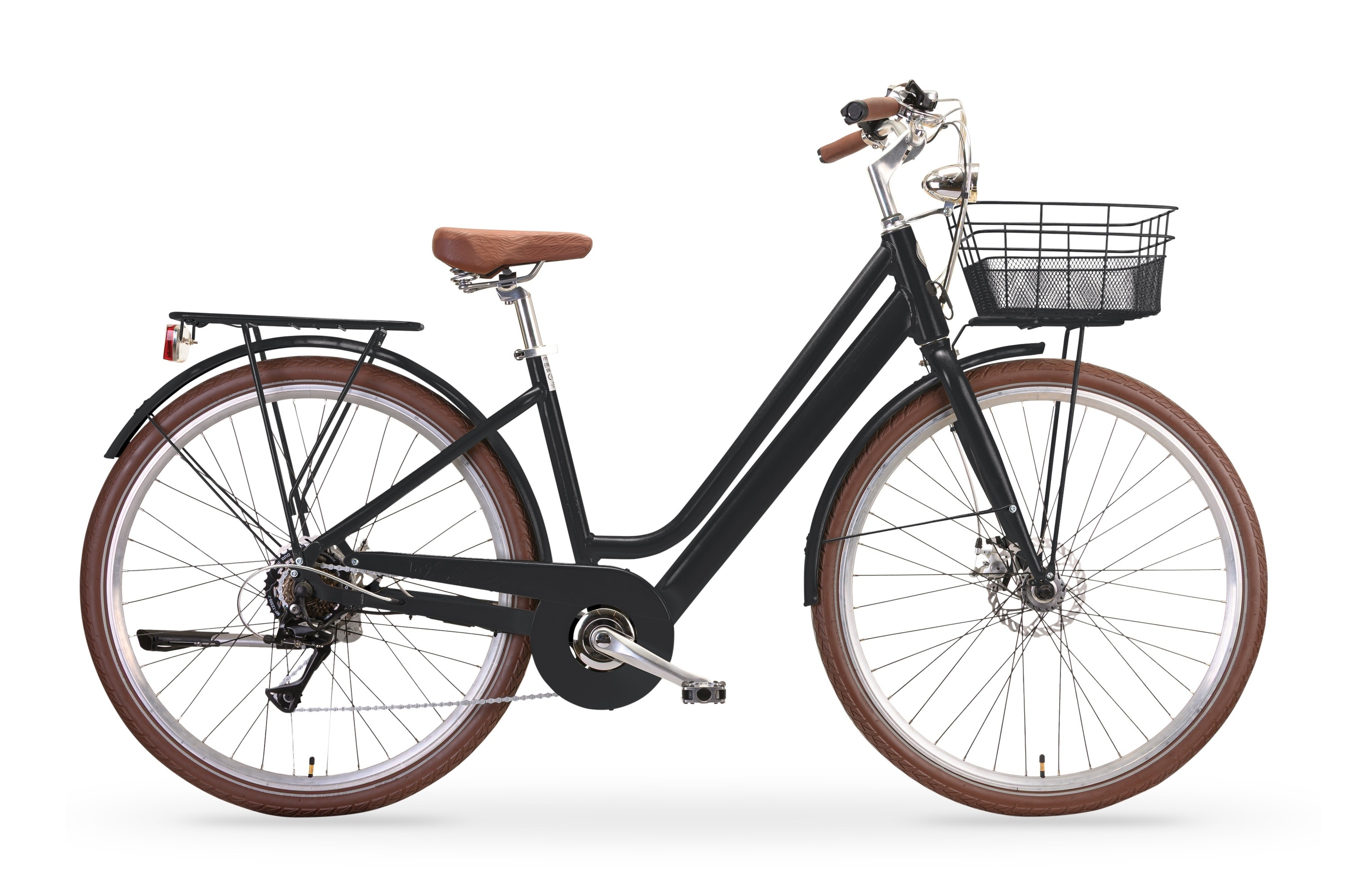 MBM Elektro-Citybike New LA RUE 2.0, schwarz 