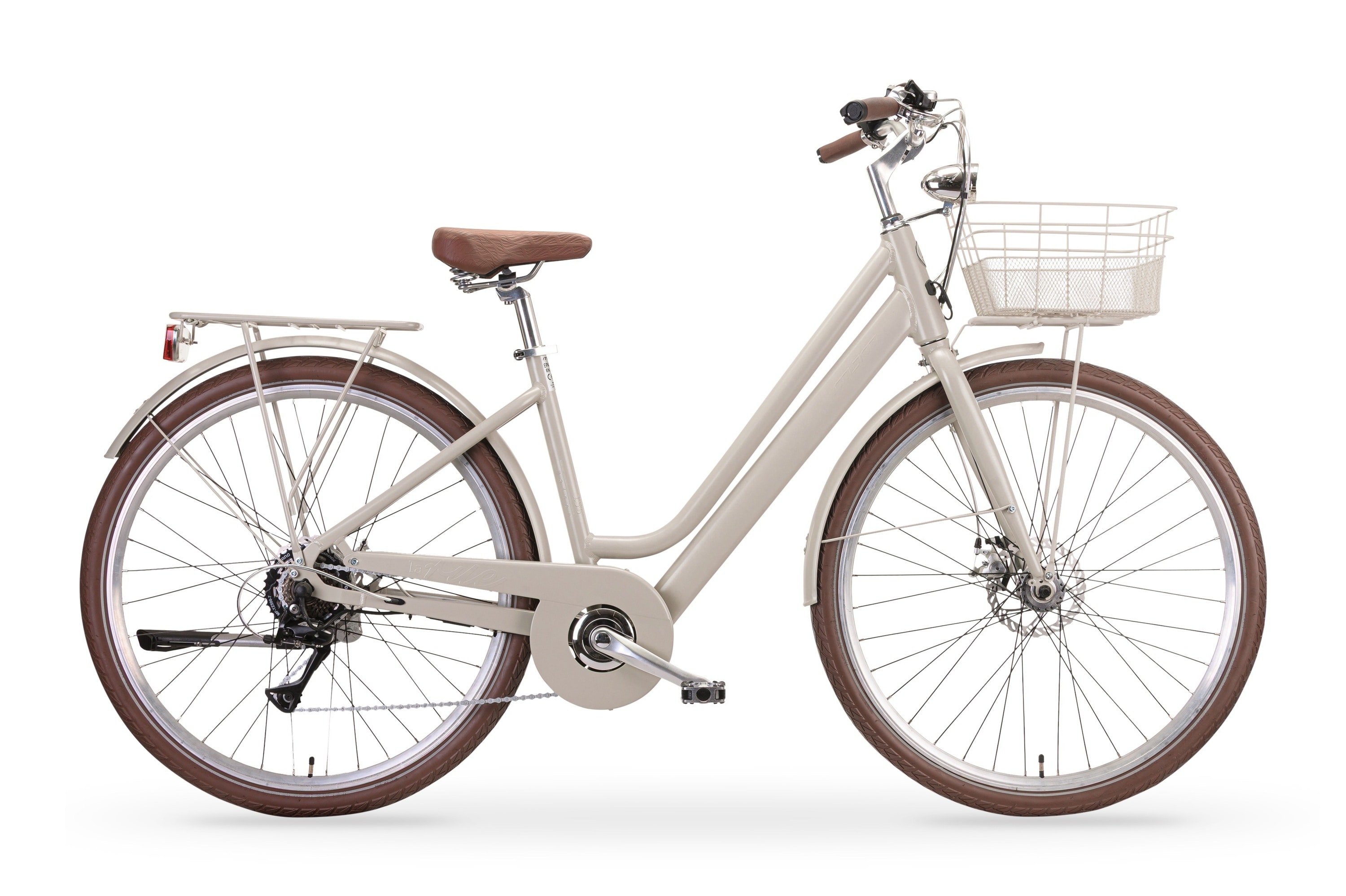 MBM Elektro-Citybike New LA RUE 2.0, sand 