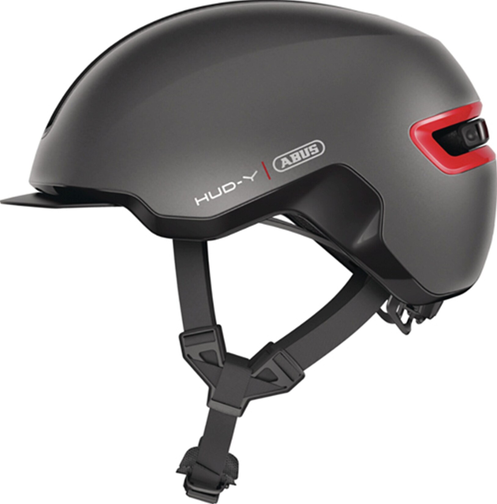 ABUS Fahrradhelm "Hud-Y" dunkelgrau
