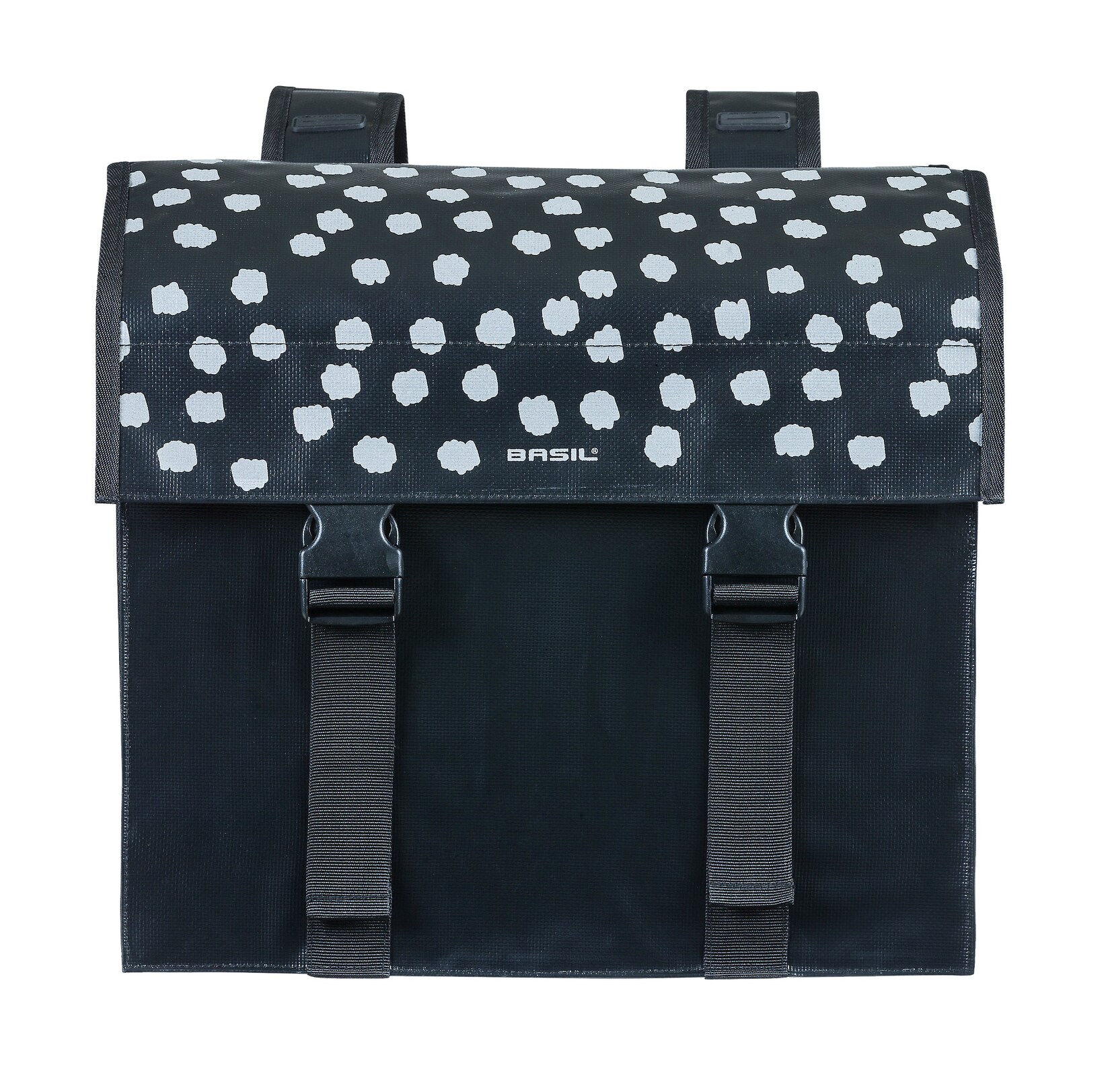 BASIL Doppelpacktasche "Urban Load",schwarz/weiß