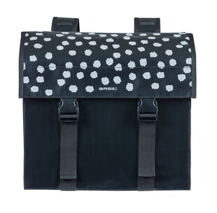 BASIL Doppelpacktasche "Urban Load",schwarz/weiß 