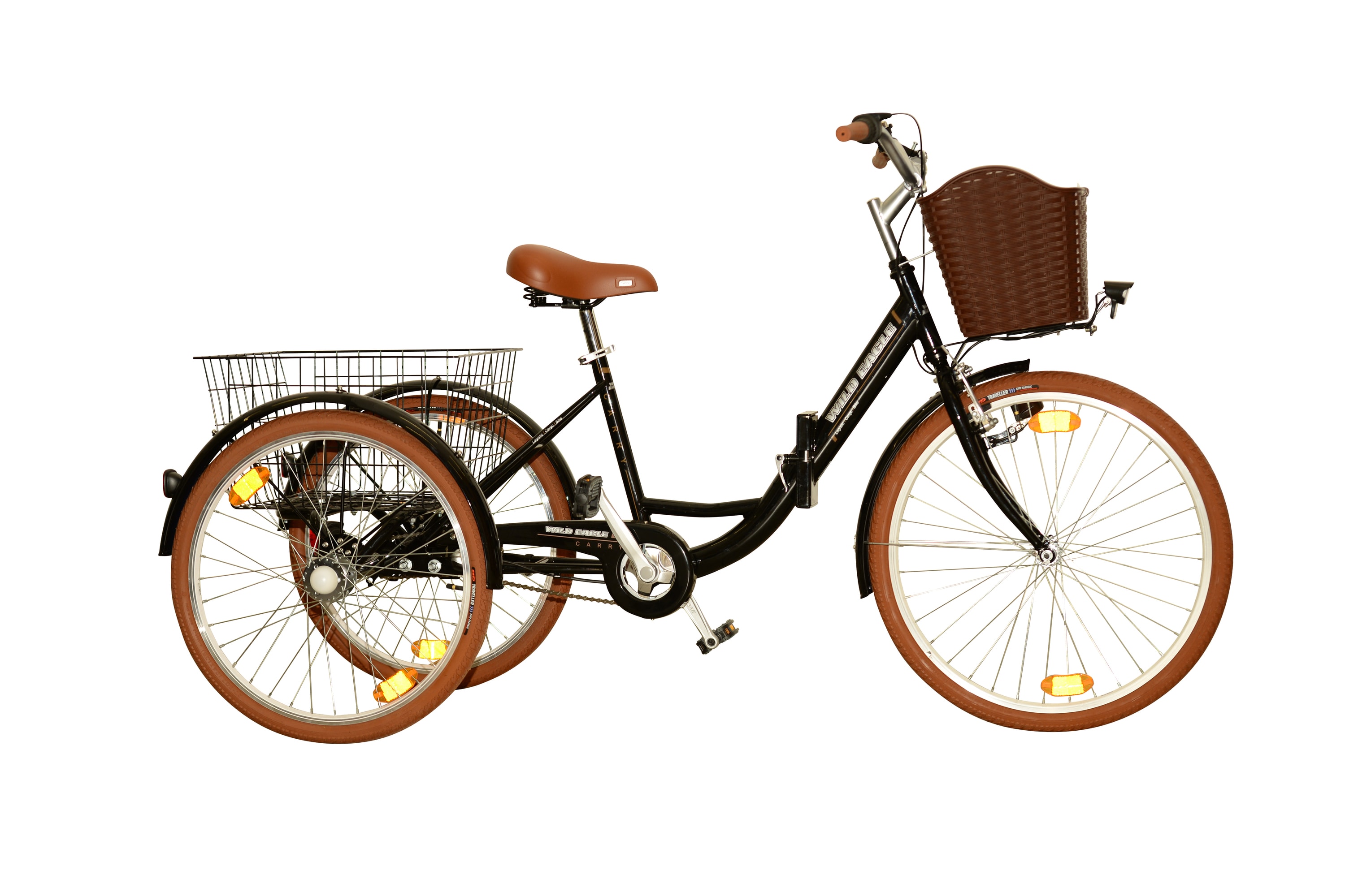 Wild Eagle Dreirad 26/24" mit 3-Gang Klappdreirad faltbar 