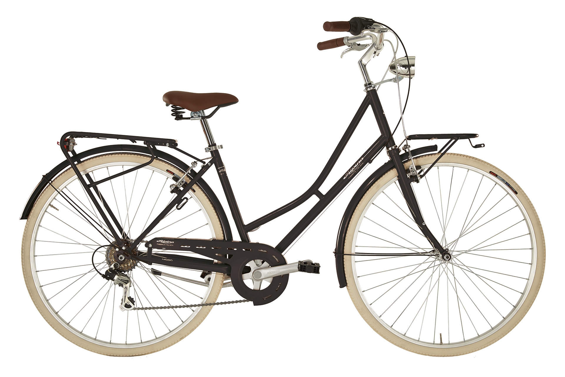 ANITAbyAlpina Retrofahrrad RONDINE 28 Zoll, schwarz 