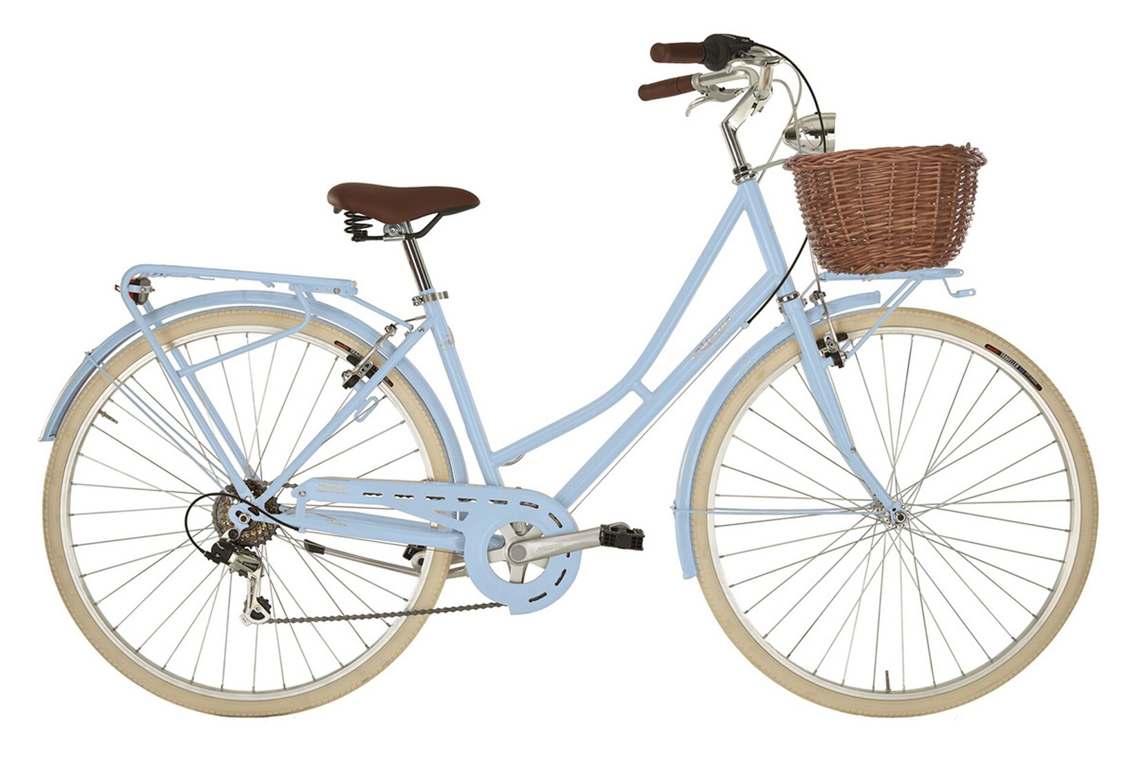 Cityfahrrad 28 Zoll VIAGGIO, hellblau
