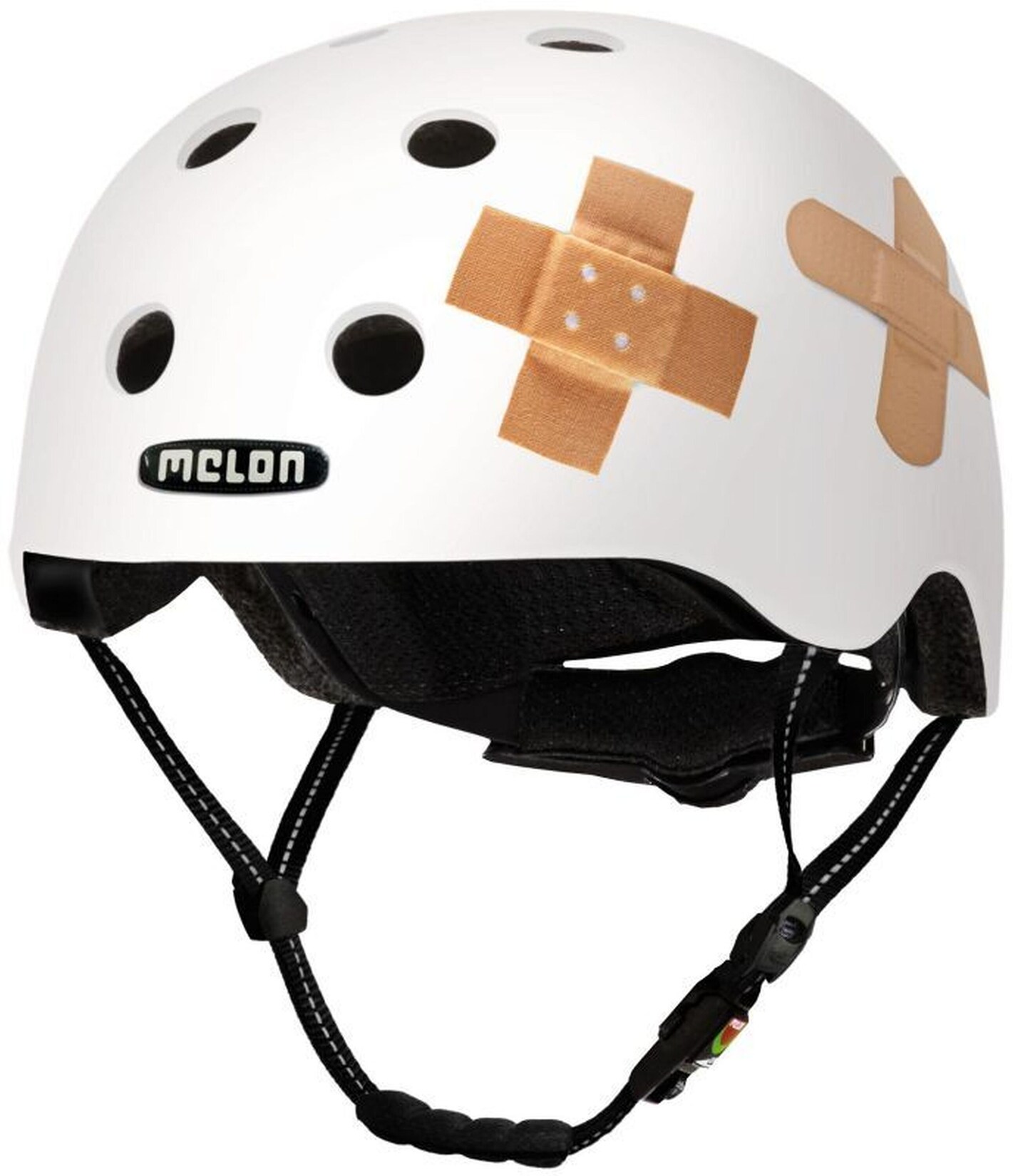City-Fahrradhelm "All Stars", plastered white matt