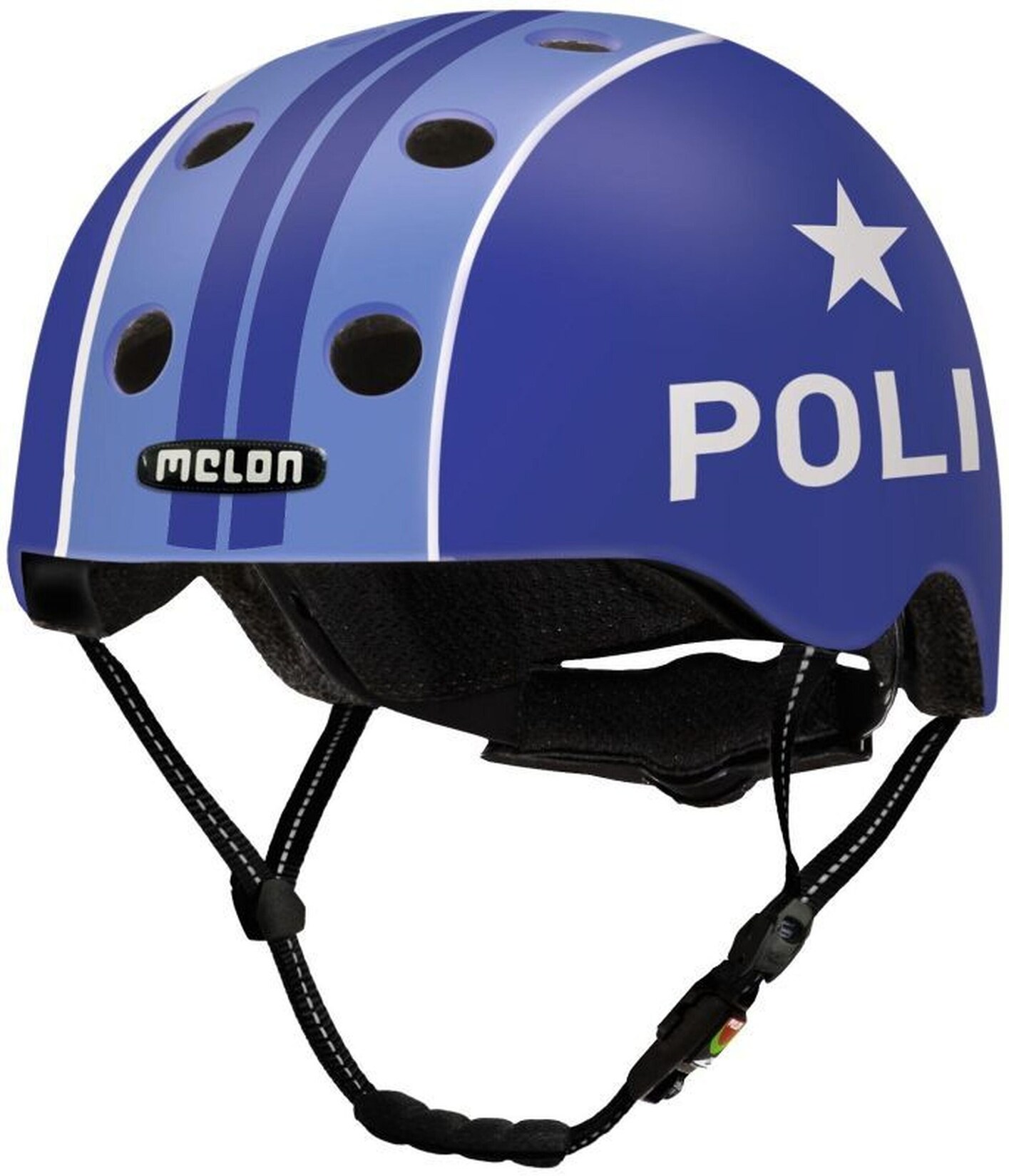 Kinderfahrradhelm Urban Active, officer matt