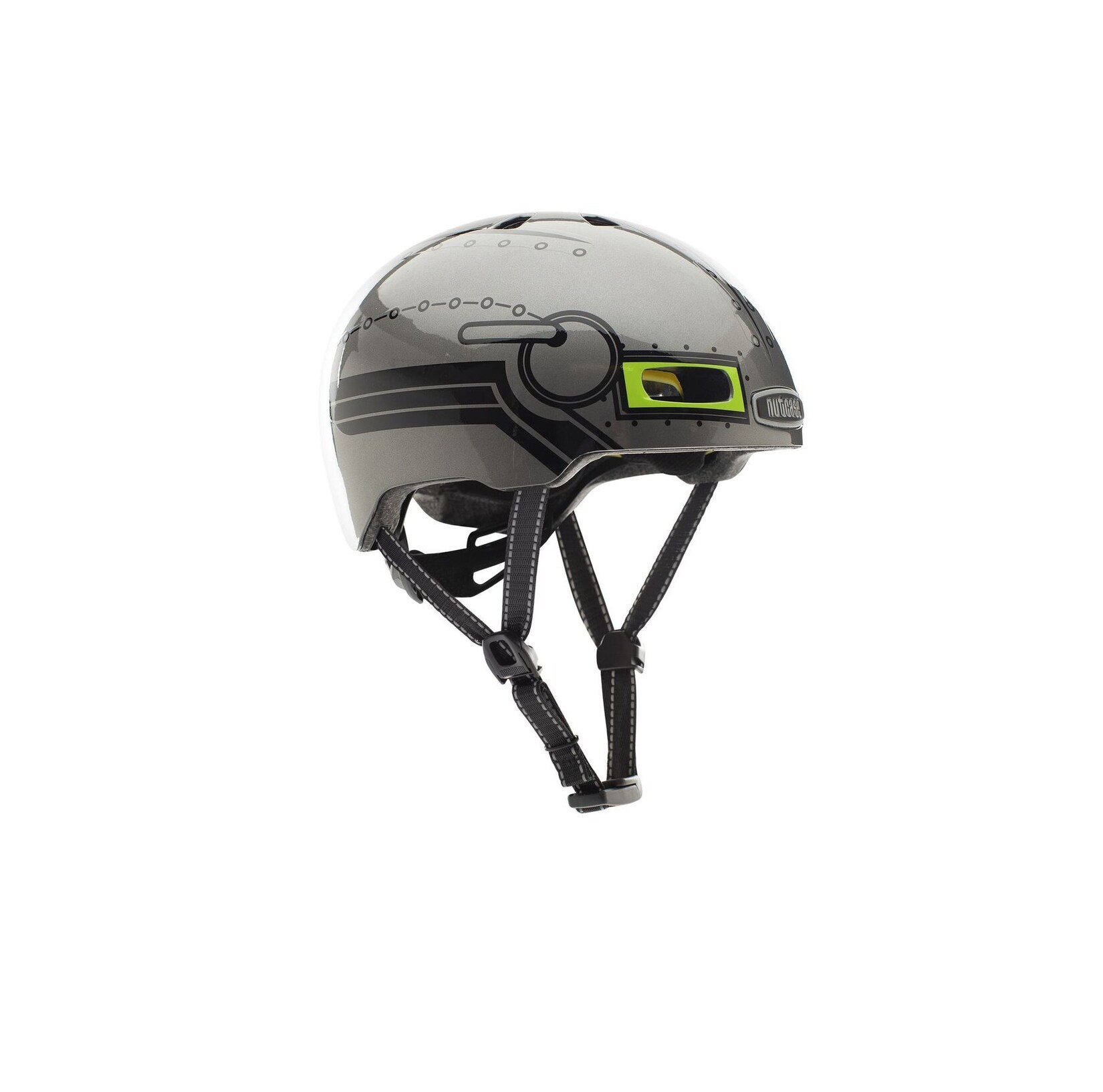 KED Kinder-Fahrradhelm  Little Nutty, Robo Boy