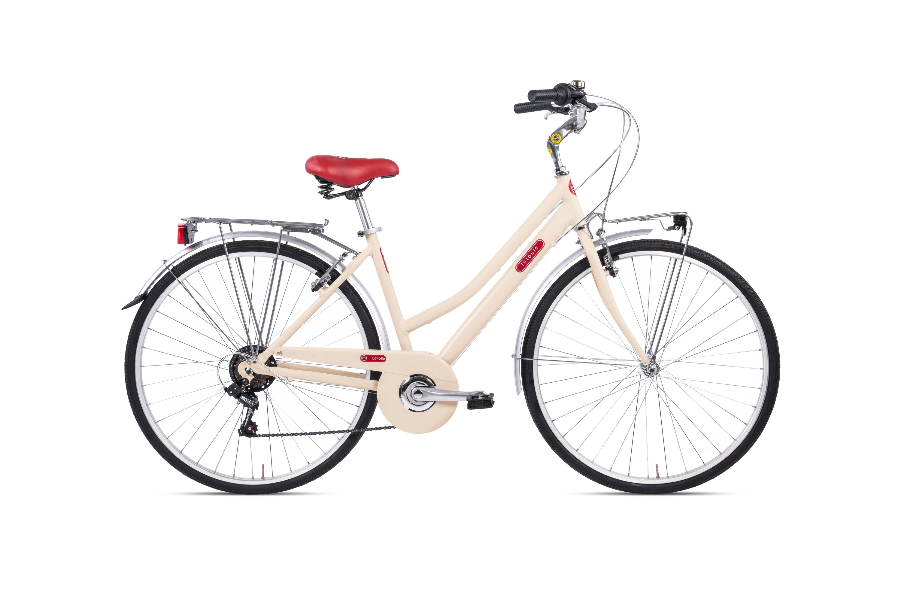 Via Veneto Cityfahrrad 28 Zoll LETOULE "LaFolie" Lady, Avana 