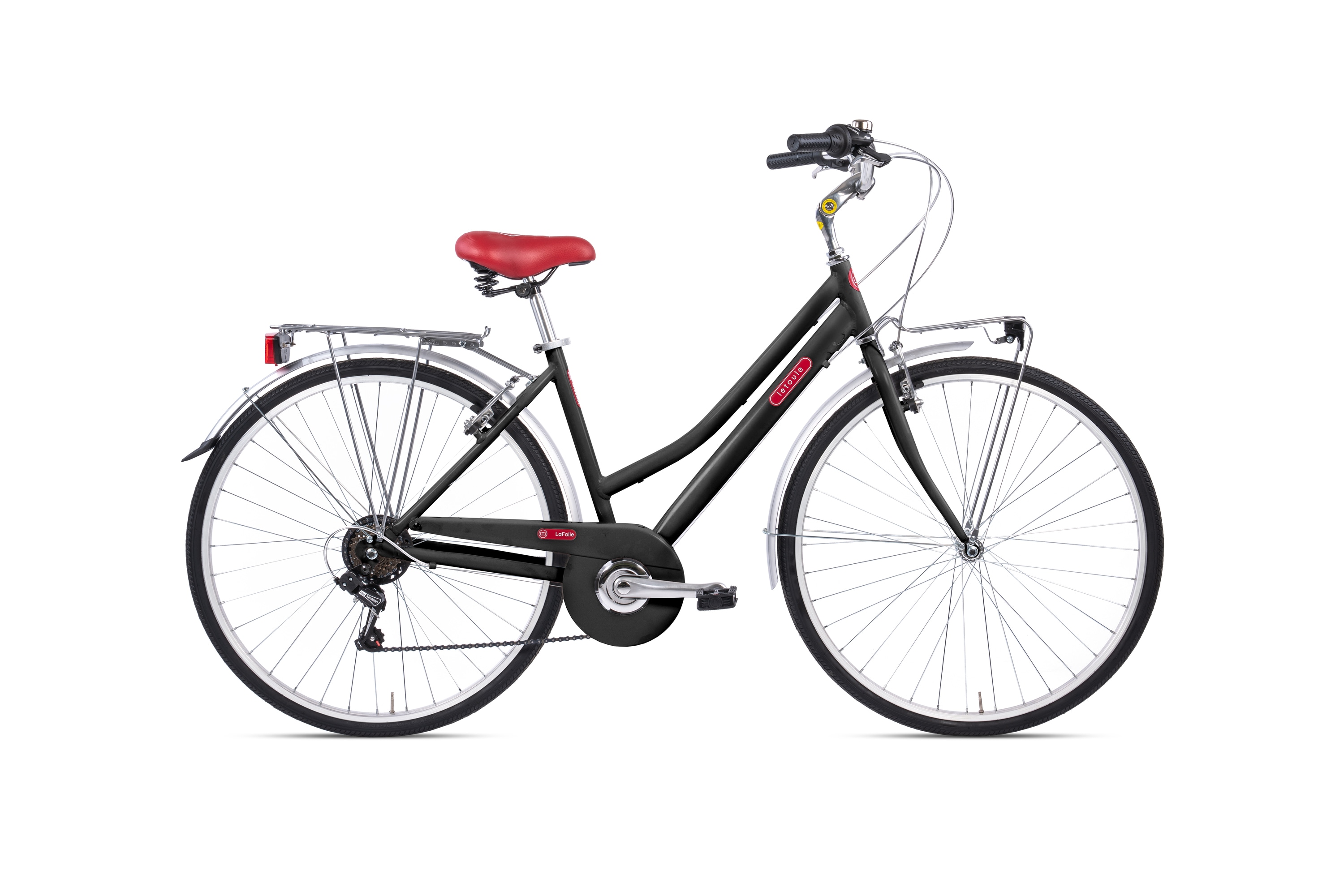 Via Veneto Cityfahrrad 28 Zoll LETOULE "LaFolie" Lady, Buio 