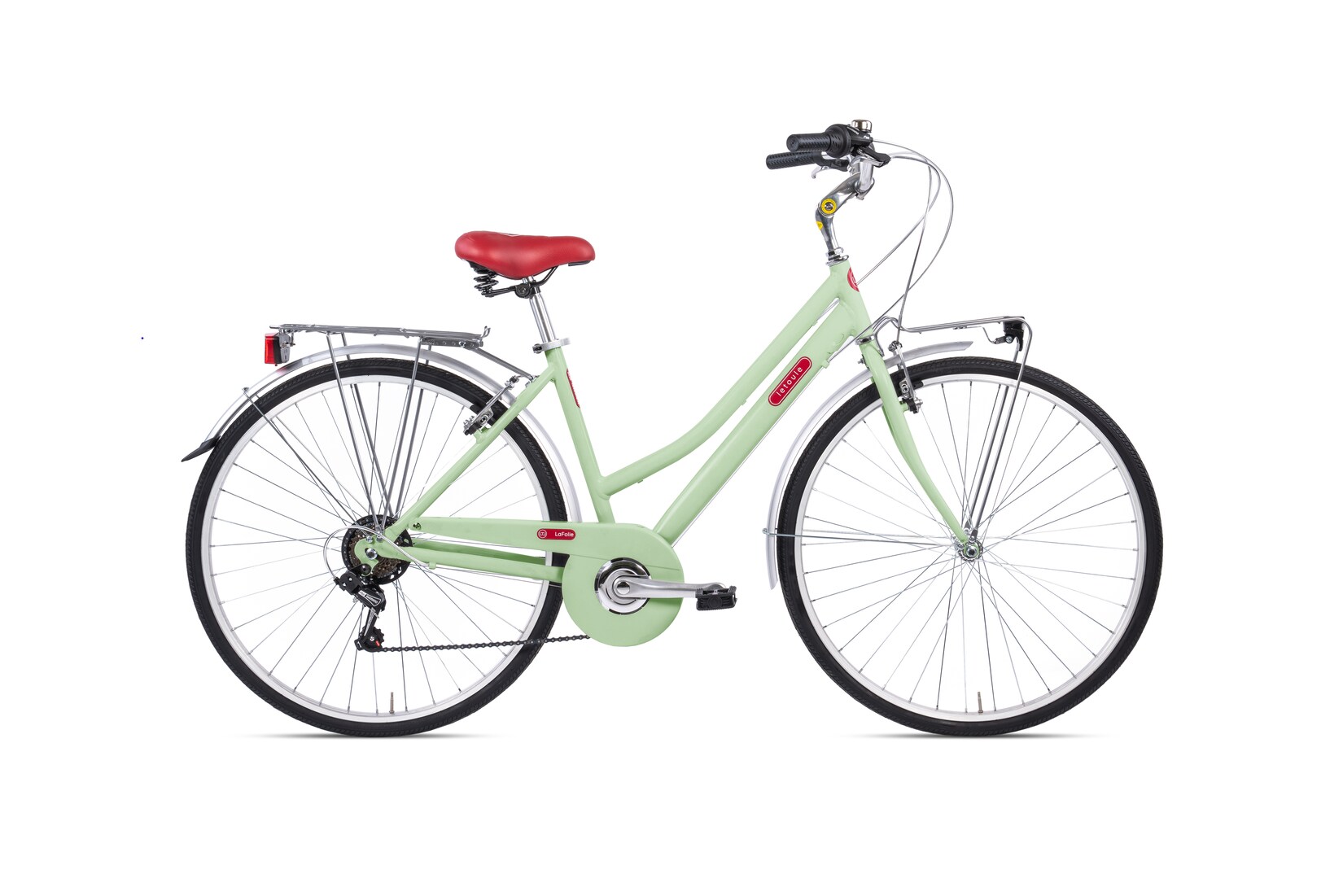 Via Veneto Cityfahrrad 28 Zoll LETOULE "LaFolie" Lady, Verde Smeraldo Chiaro