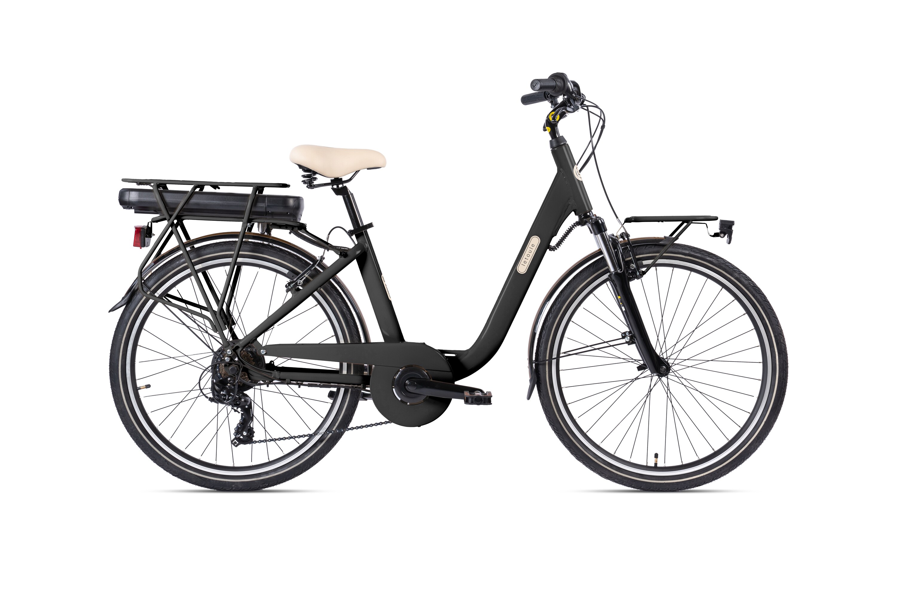 Elektro-Citybike 26 Zoll LETOULE "LaFolie" ,  Buio 