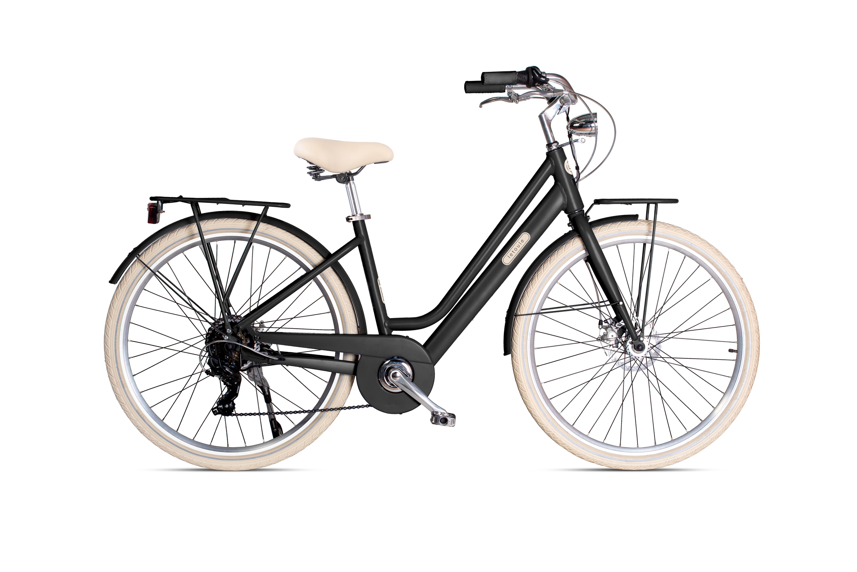 Elektro-Citybike 28 Zoll LETOULE "Mod&eacute; Hybrid"  Lady,  Buio 