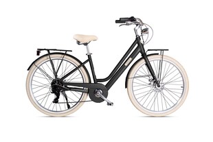 Elektro-Citybike 28 Zoll LETOULE "Modé Hybrid"  Lady,  Buio 