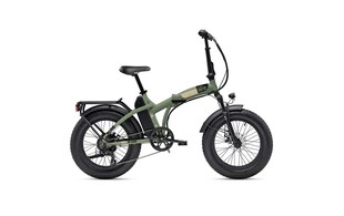 MBM Elektro-Kompaktfahrrad / Faltrad N-VER FOLDING 9.2.  20 Zoll, oliv 