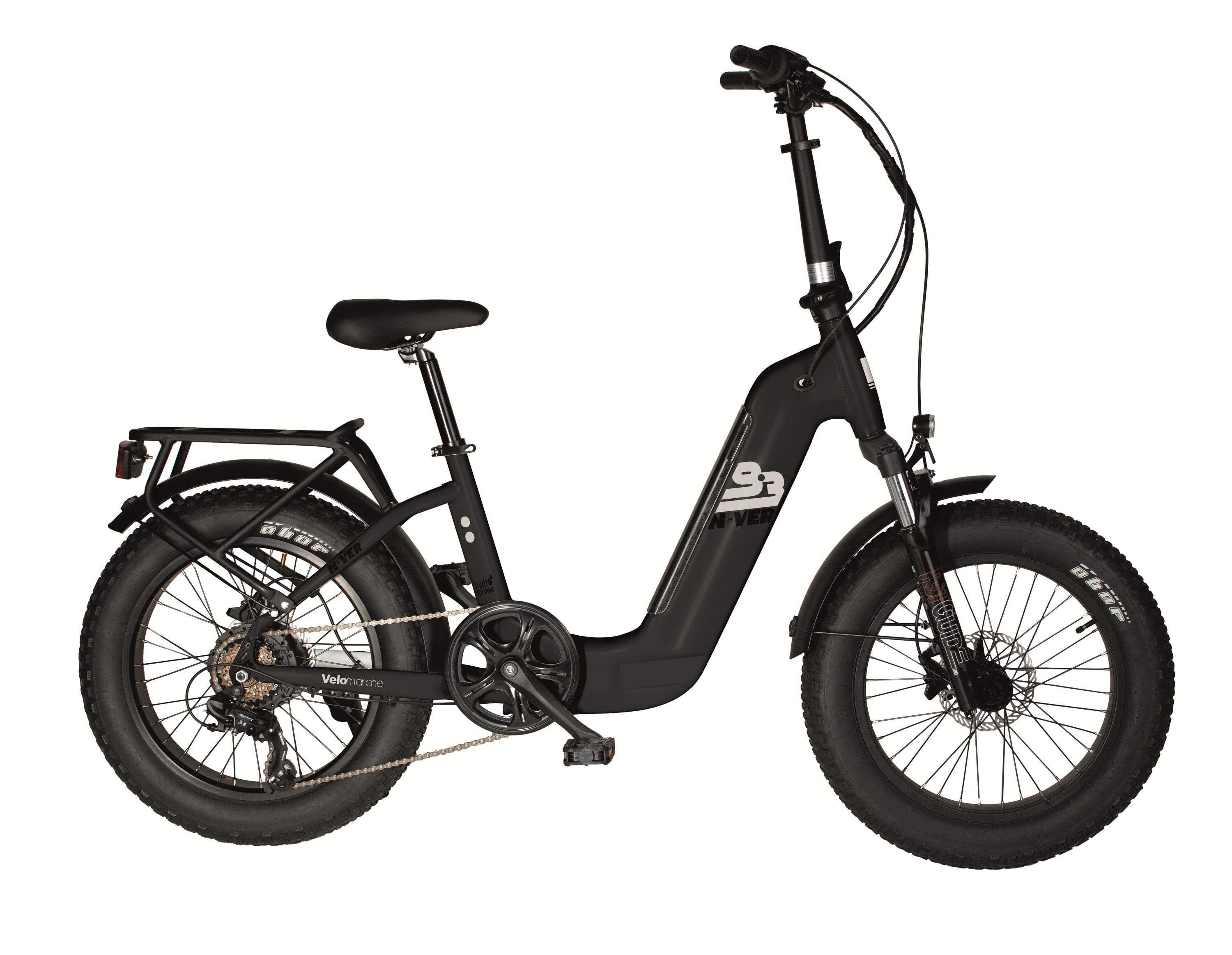 MBM Elektro-Kompaktfahrrad  FAT BIKE N-VER F9.3 20 Zoll black 