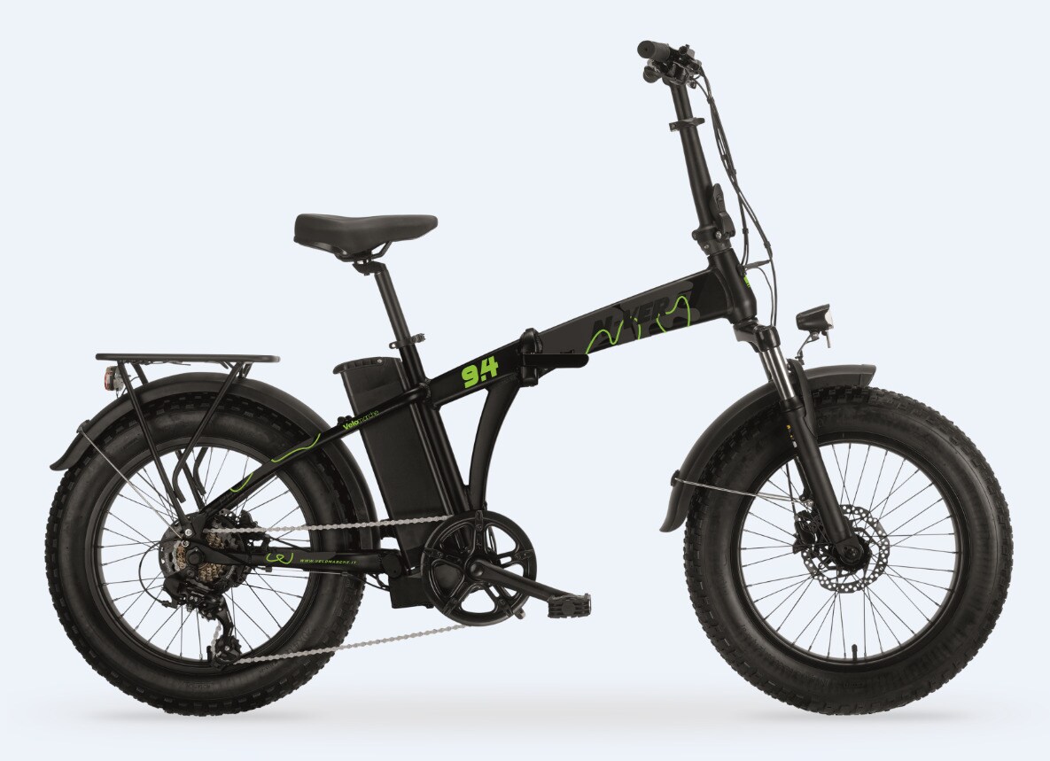 MBM Elektro-Kompaktfahrrad / Faltrad N-VER FOLDING  20 Zoll, black