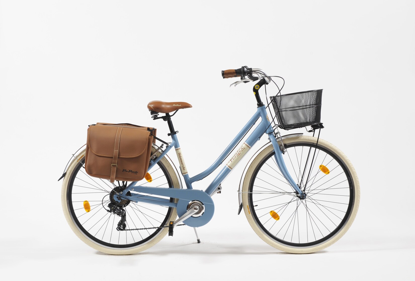 Via Veneto Cityfahrrad 28 Zoll 615 Lady, BLU MAMA NON MAMA