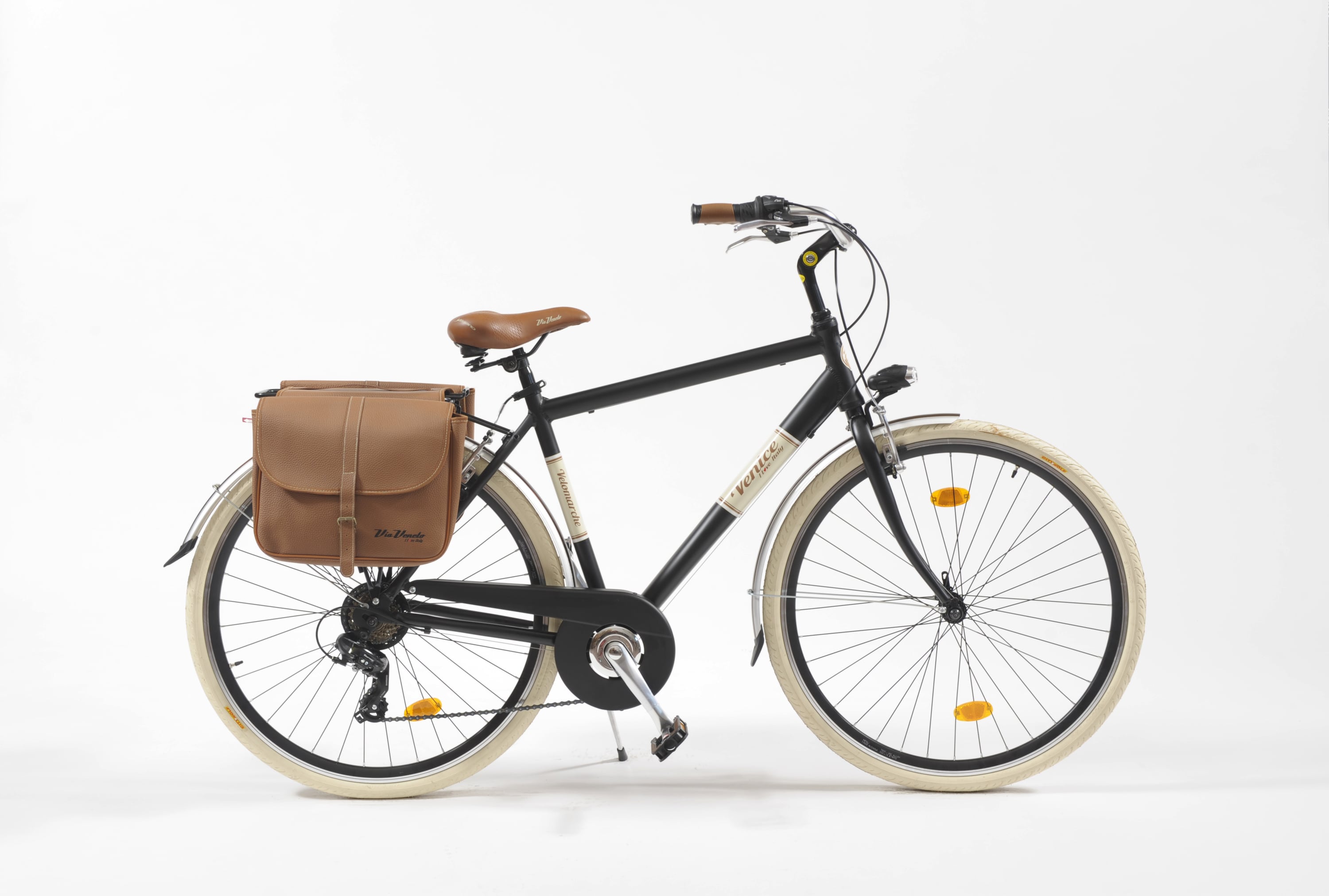 Via Veneto Cityfahrrad 28 Zoll 615 Man Schwarz - Bild 1