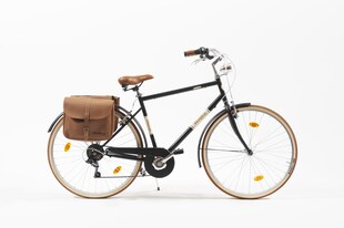 Via Veneto Cityfahrrad MALAGUETA 28 Zoll Man, NERO 