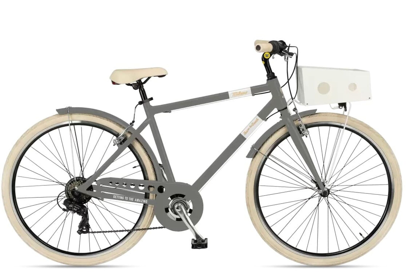 MBM Citybike MILANO  Man 28 Zoll , GRIGIO GALLANTE