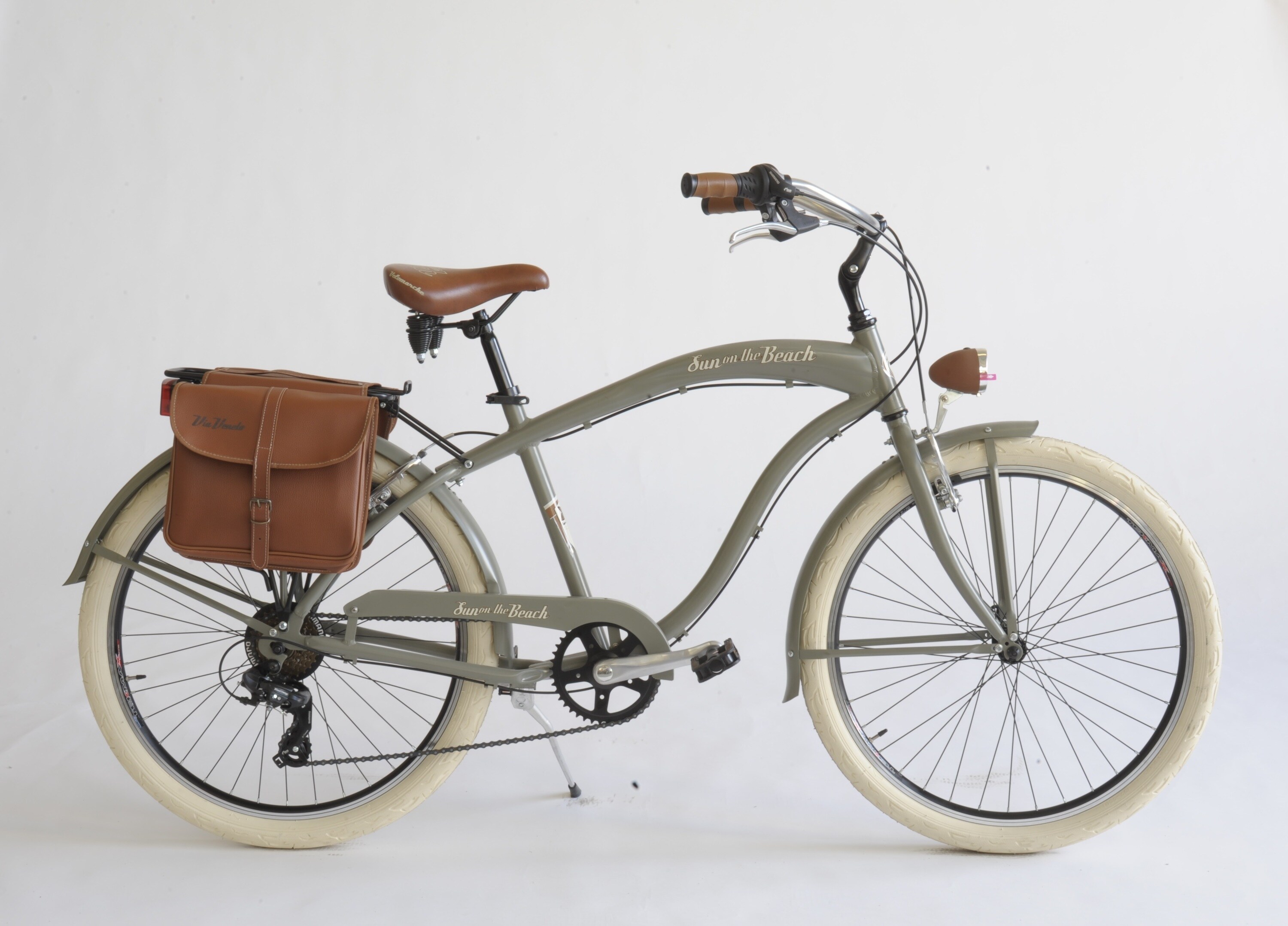 Via Veneto Cruiser 26 Zoll SUN ON THE BEACH Man gr&uuml;n 
