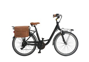 MBM Elektro-Citybike MONOTUBO  CLASSIC Lady 26 Zoll,  NERO POLV.CAFFE 