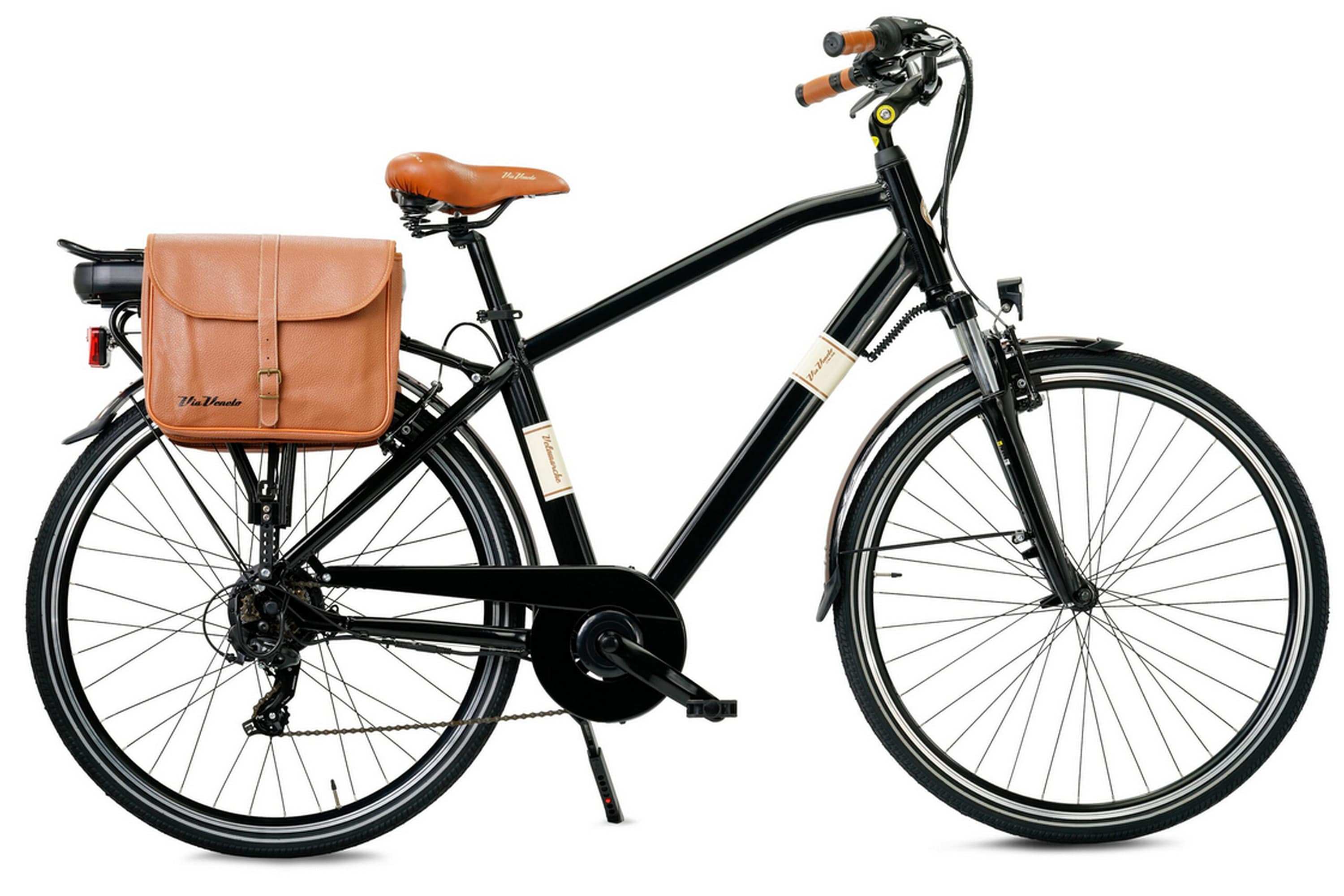 MBM Elektro-Citybike MONOTUBO CLASSIC Man 28 Zoll, schwarz 