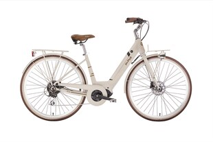 MBM Elektro-Citybike E-LITE LADY 28 Zoll, creme 