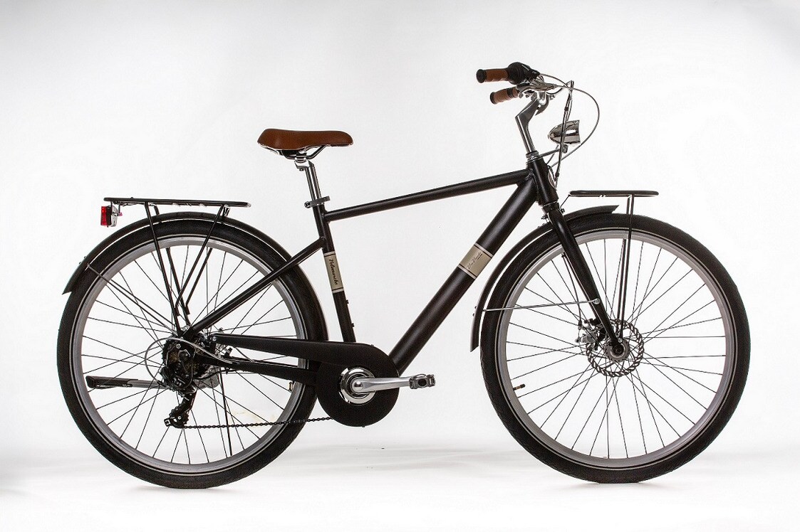 Elektro-Citybike OLIVER Man 28 Zoll, schwarz 
