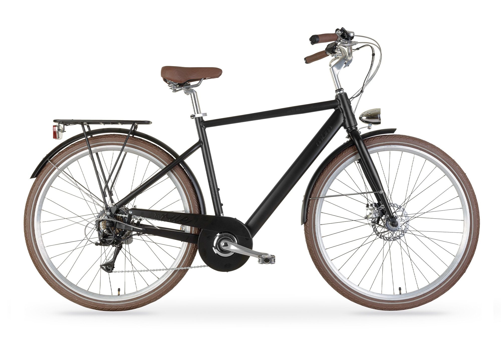 MBM Elektro-Citybike LA RUE 2.0 MAN, schwarz 