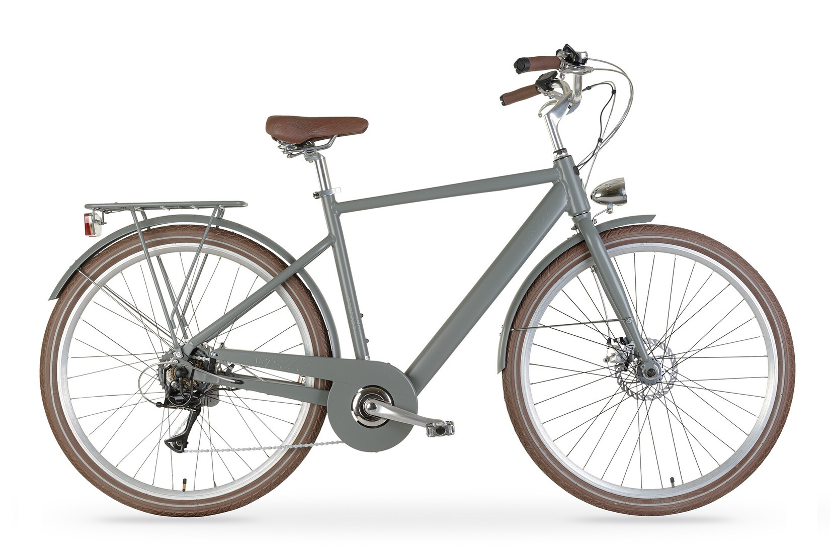 Elektro-Citybike LA RUE 2.0 MAN, grau
