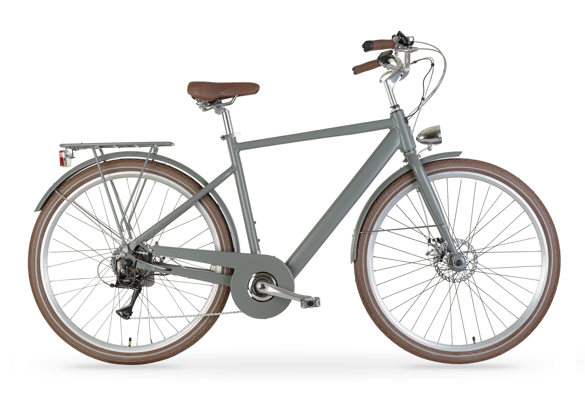 MBM Elektro-Citybike LA RUE 2.0 MAN, grau 