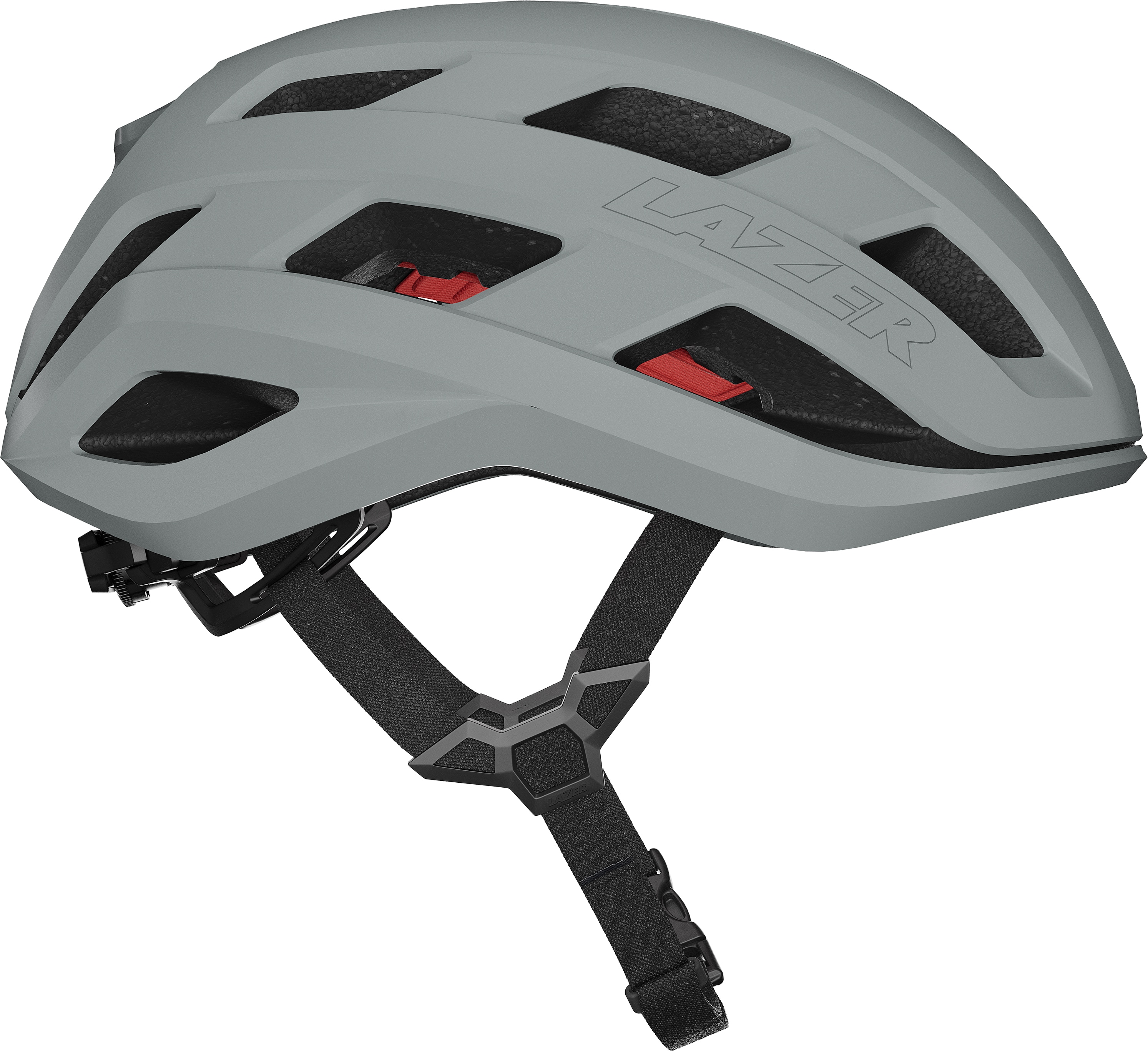 LAZER Rennrad/Gravel-Helm Blade KinetiCore, grau 