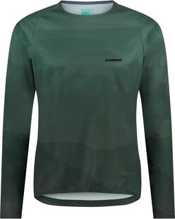 SENTIERO Long  Sleeves Jersey, Aurora Green 