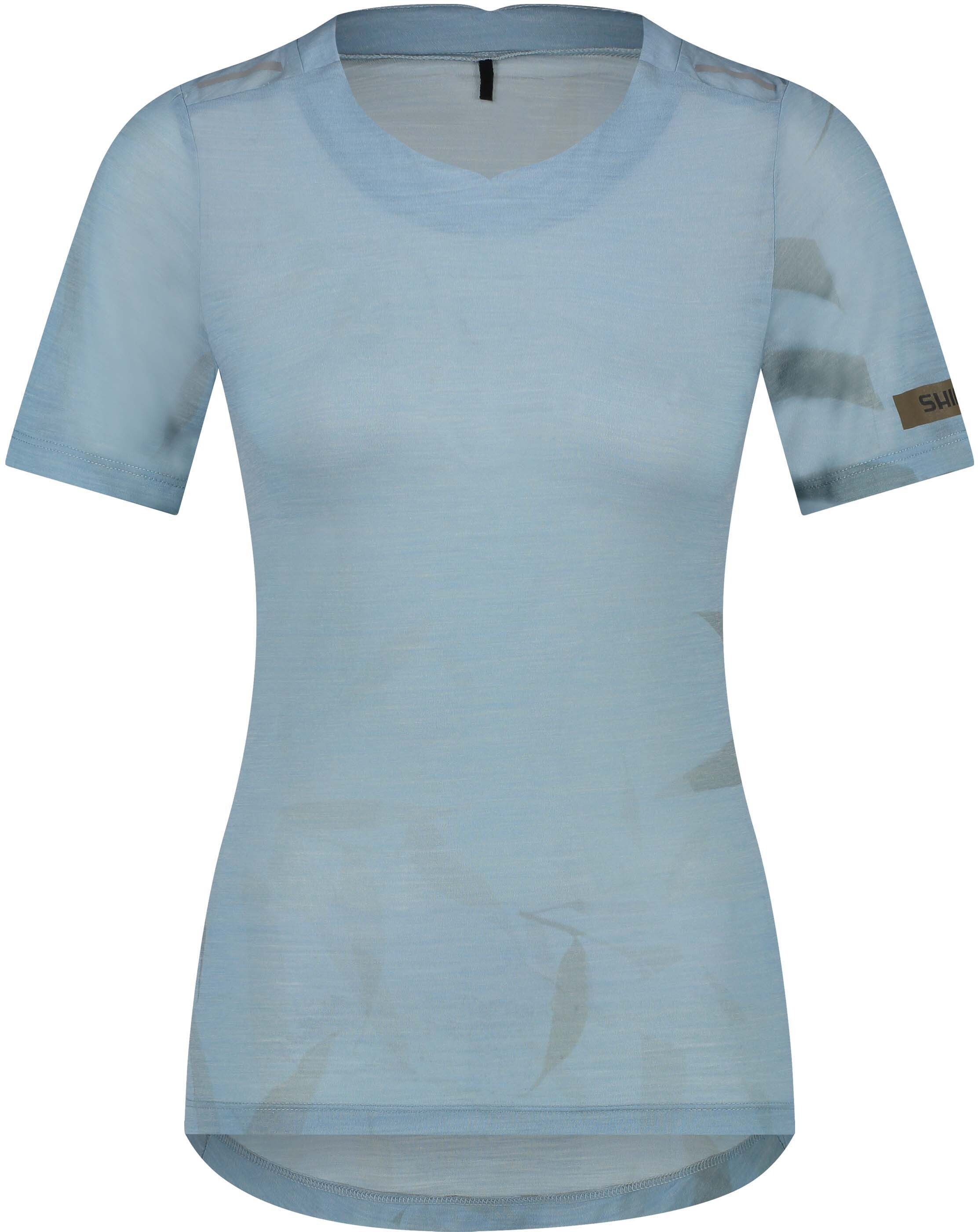 Woman's EVOLVE Terra Short Sleeve Jersey, Matte Blue 
